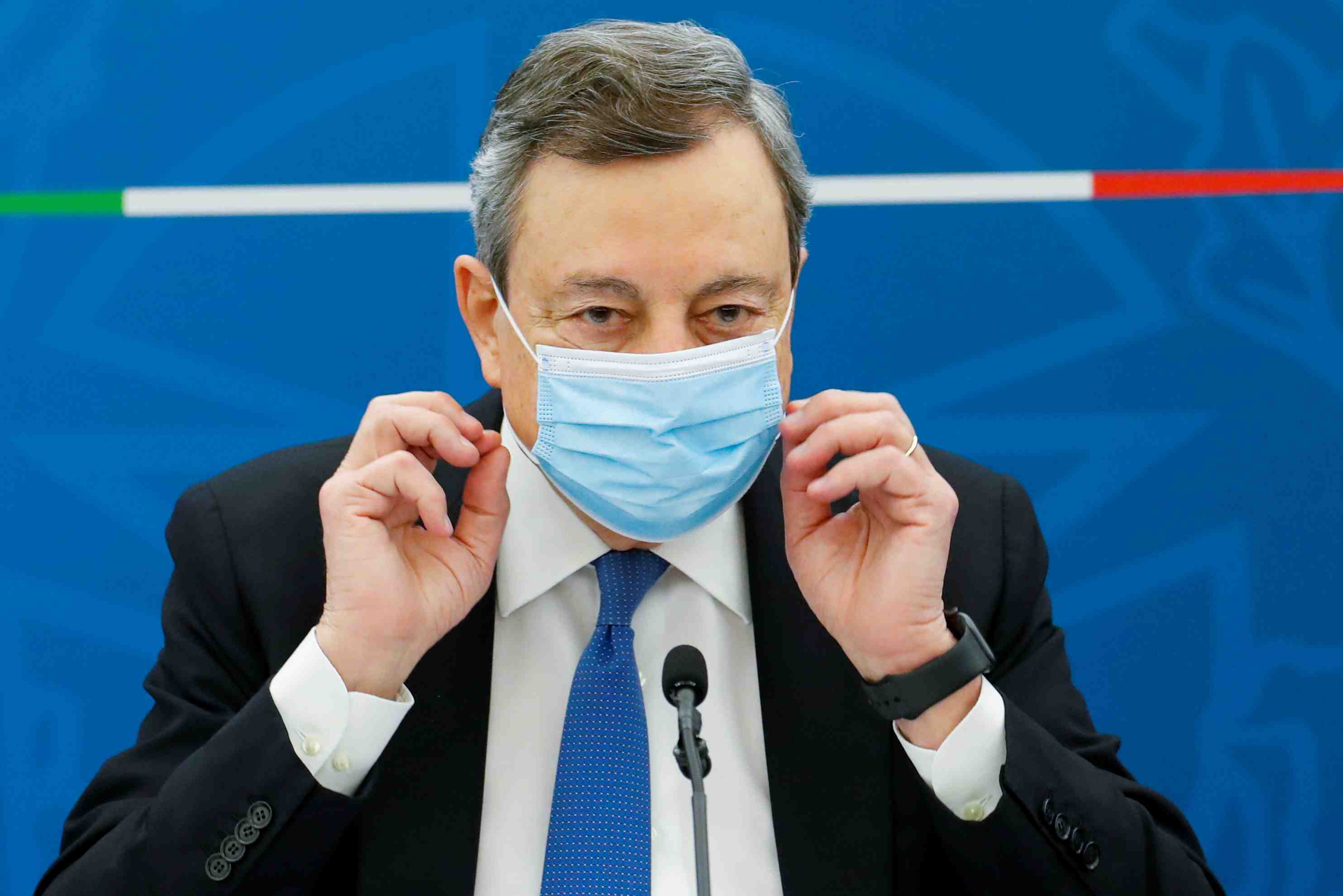 Coronavirus: l'italie va assouplir les restrictions a partir du 26 avril, declare draghi