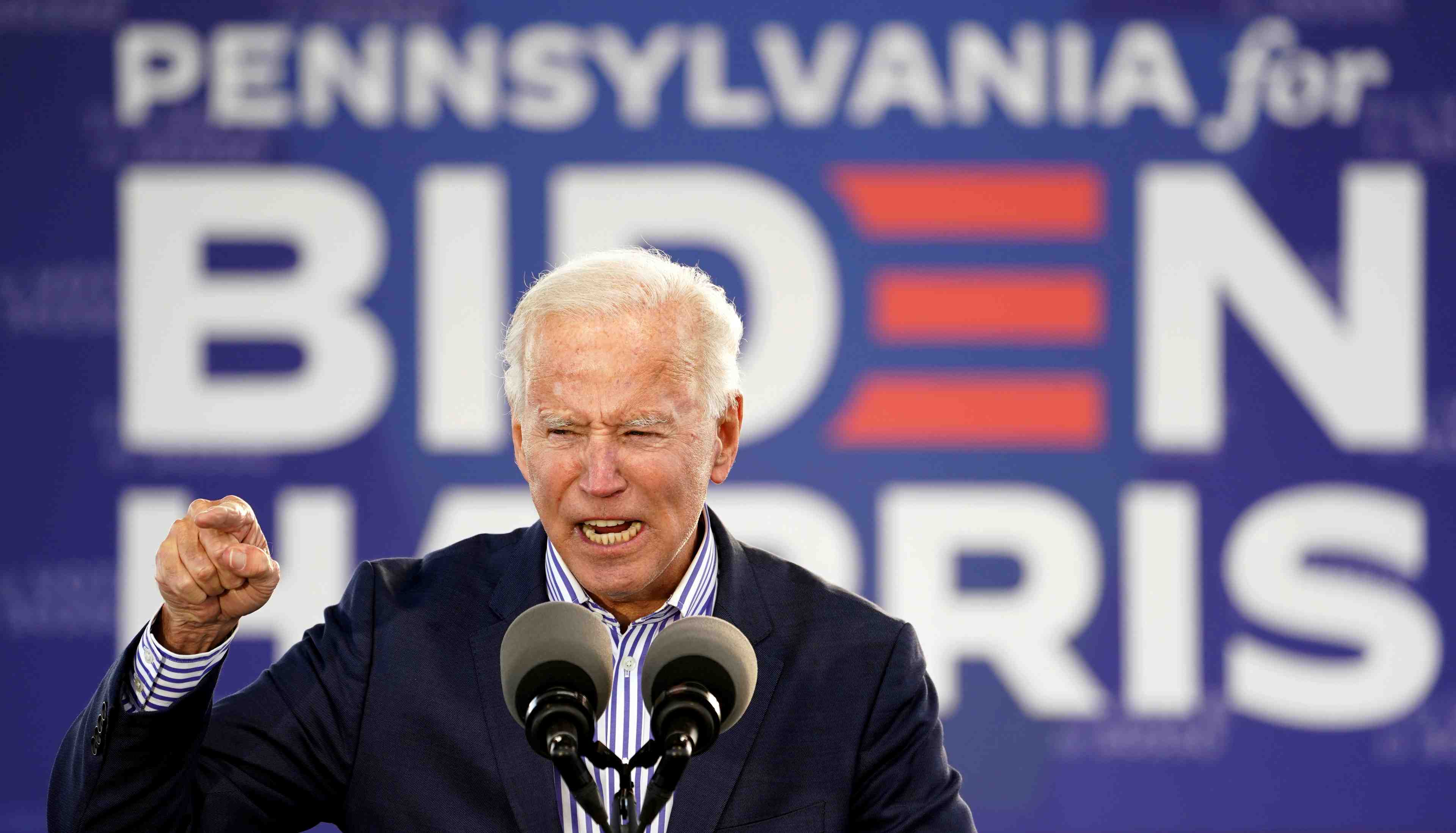 Biden maintient son avance dans le wisconsin et en pennsylvanie, selon un sondage reuters/ipsos