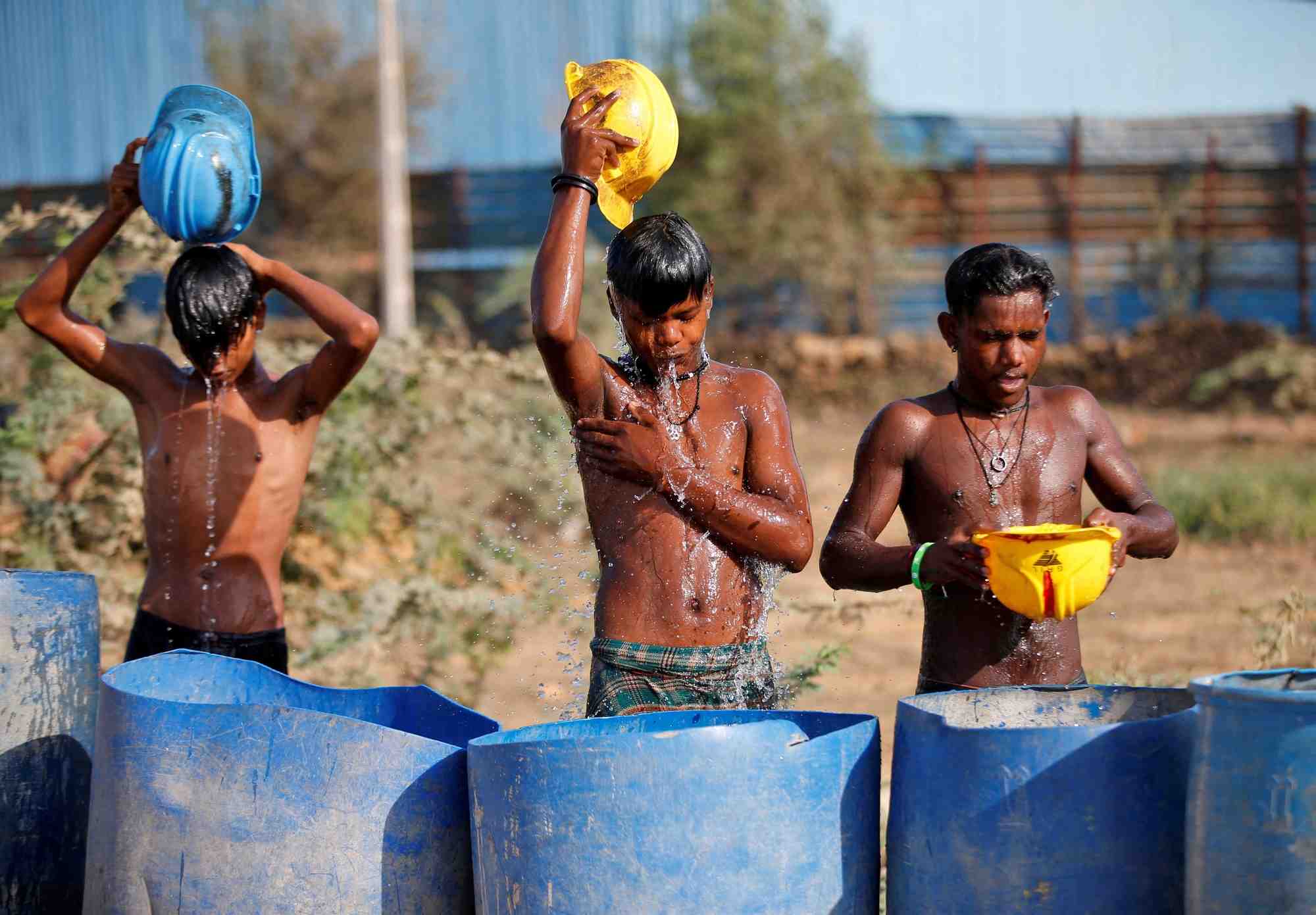 Records de chaleur en inde pour un mois d'avril