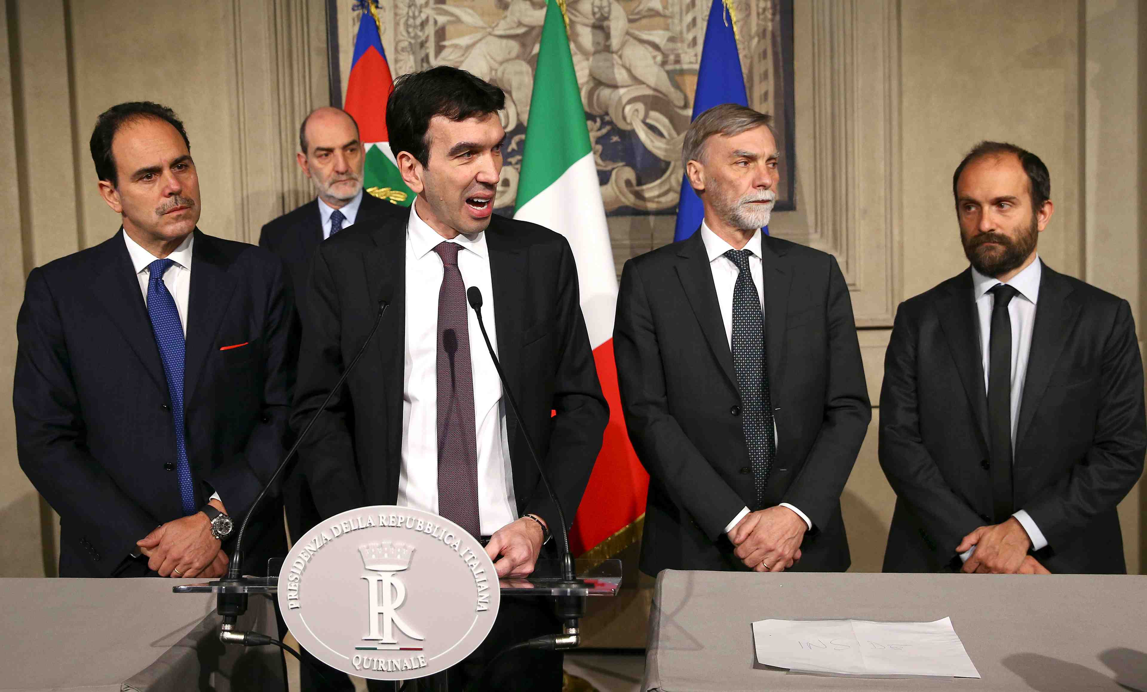 Le parti democrate italien restera dans l'opposition, dit martina