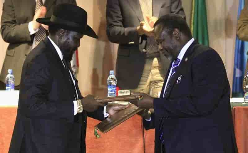 Le president du sud-soudan n'a pas signe l'accord de paix
