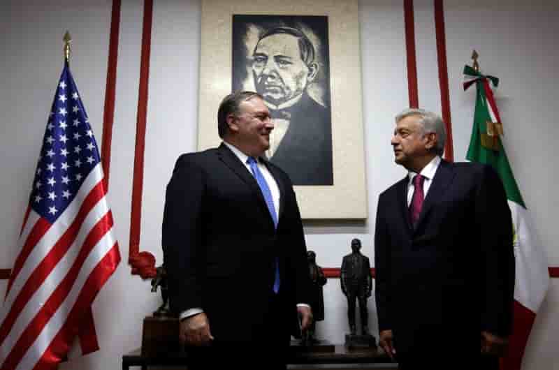 Trump veut renforcer les liens americano-mexicains selon pompeo