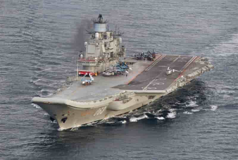 L'unique porte-avions russe endommage pendant des travaux