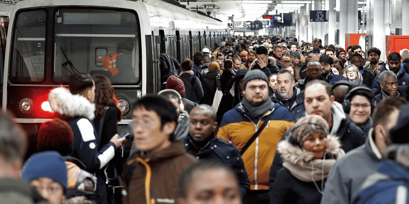 Gare du Nord, passagers, gare