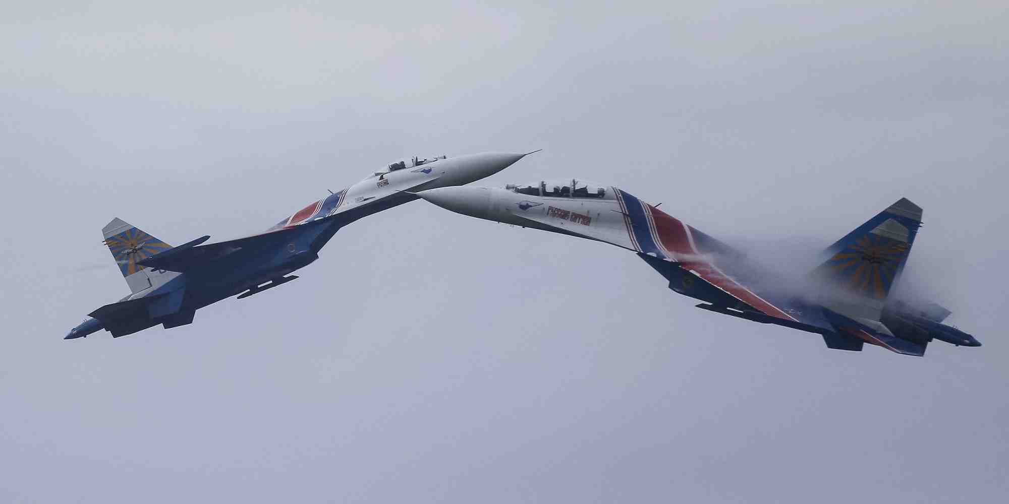 Des avions de chasse russe su-27