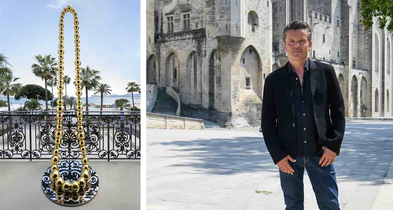Jean-Michel Othoniel expose à la Malmaison, à Cannes.
