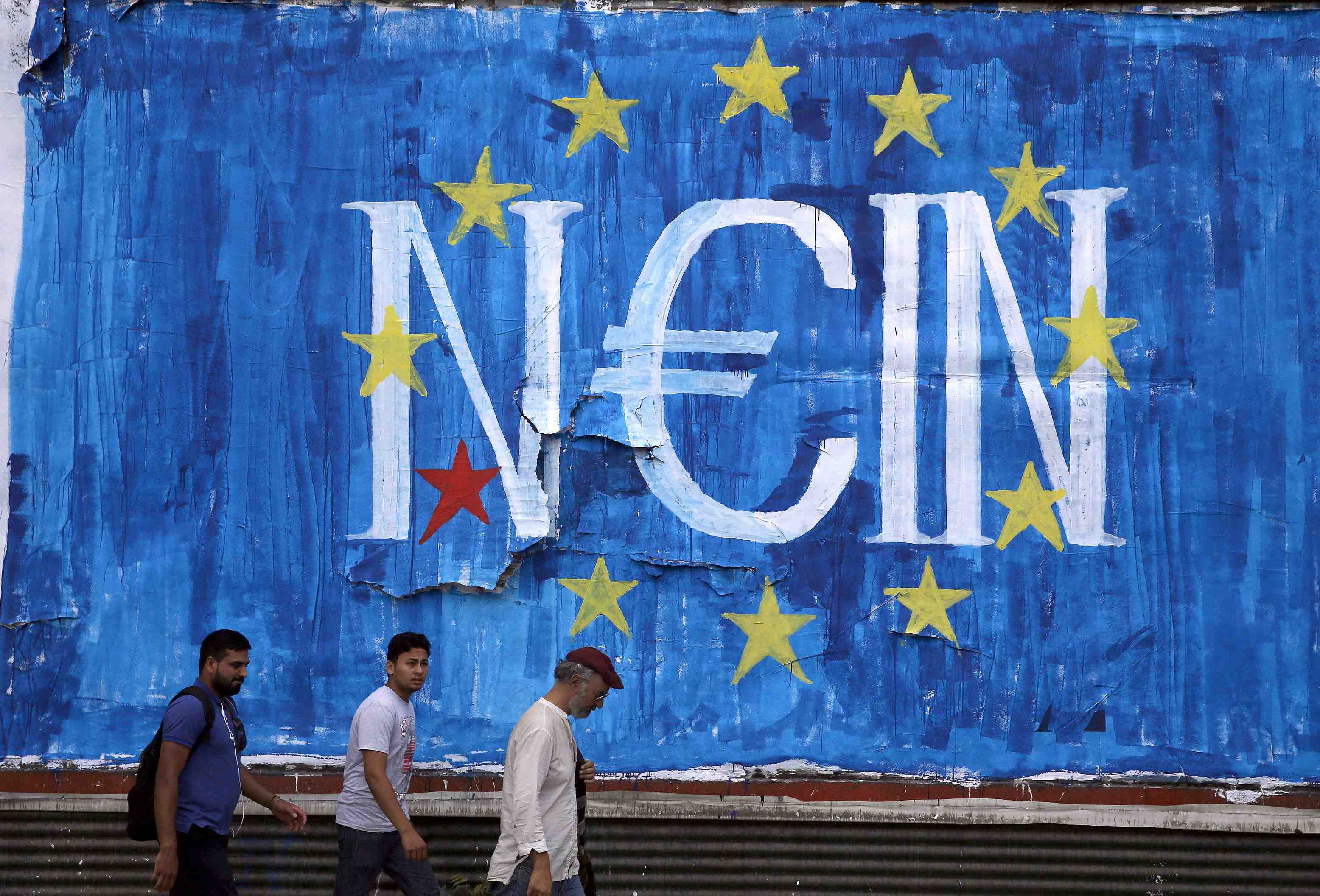 Les marches financiers se preparent a une vague de contagion du blocage grec
