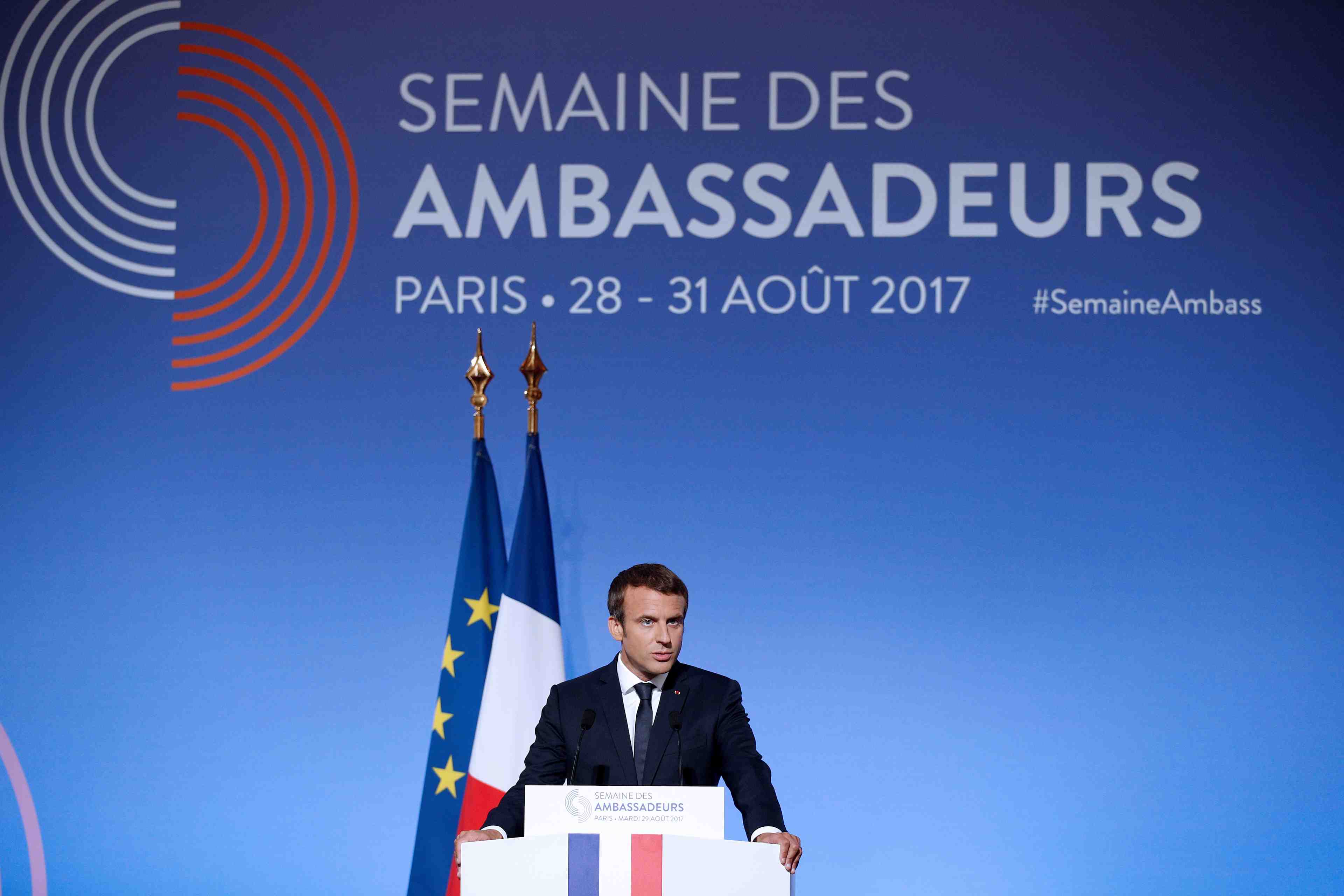 Macron fait de la lutte contre le terrorisme sa priorite diplomatique