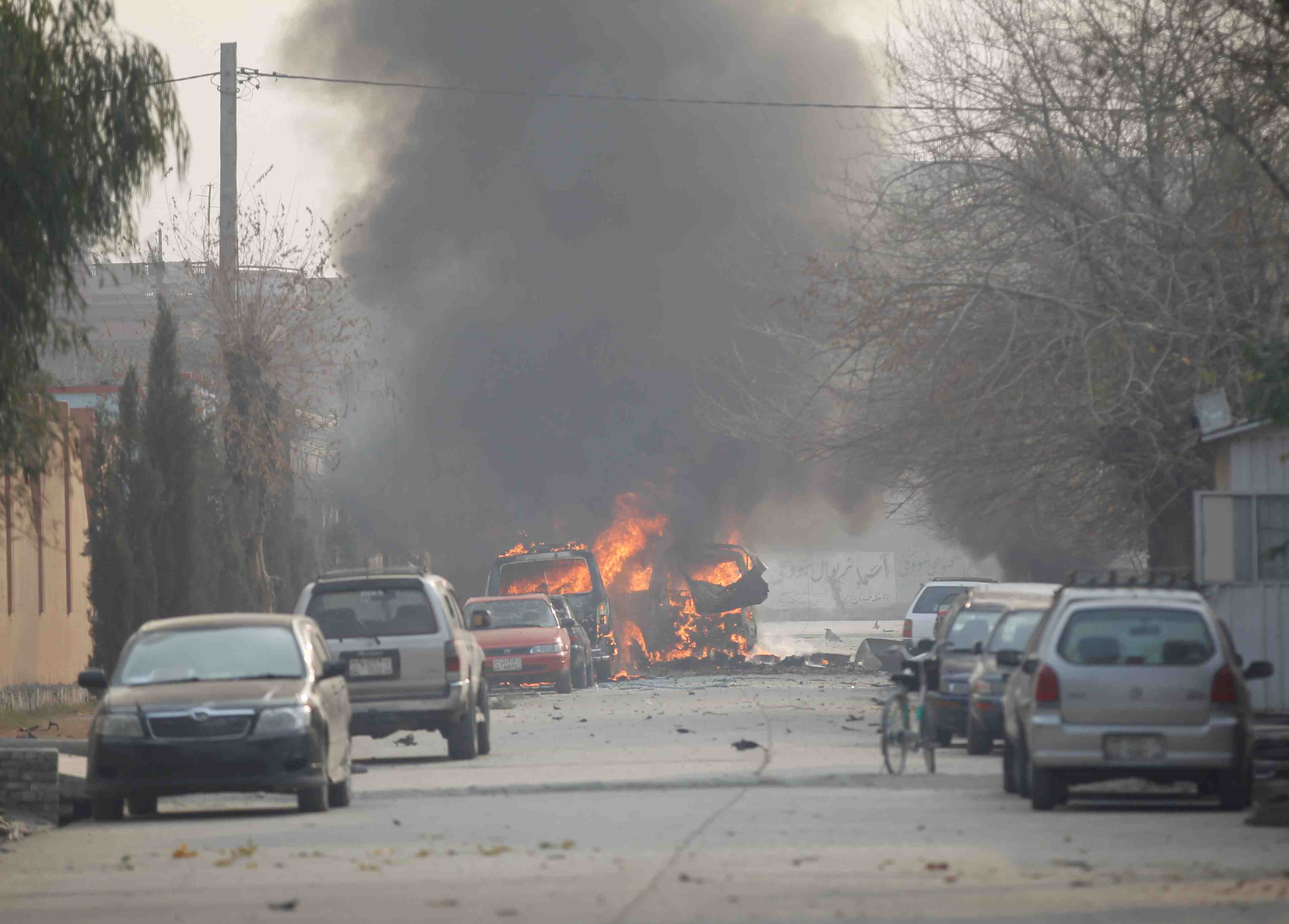 Attentat pres du bureau de save the children en afghanistan