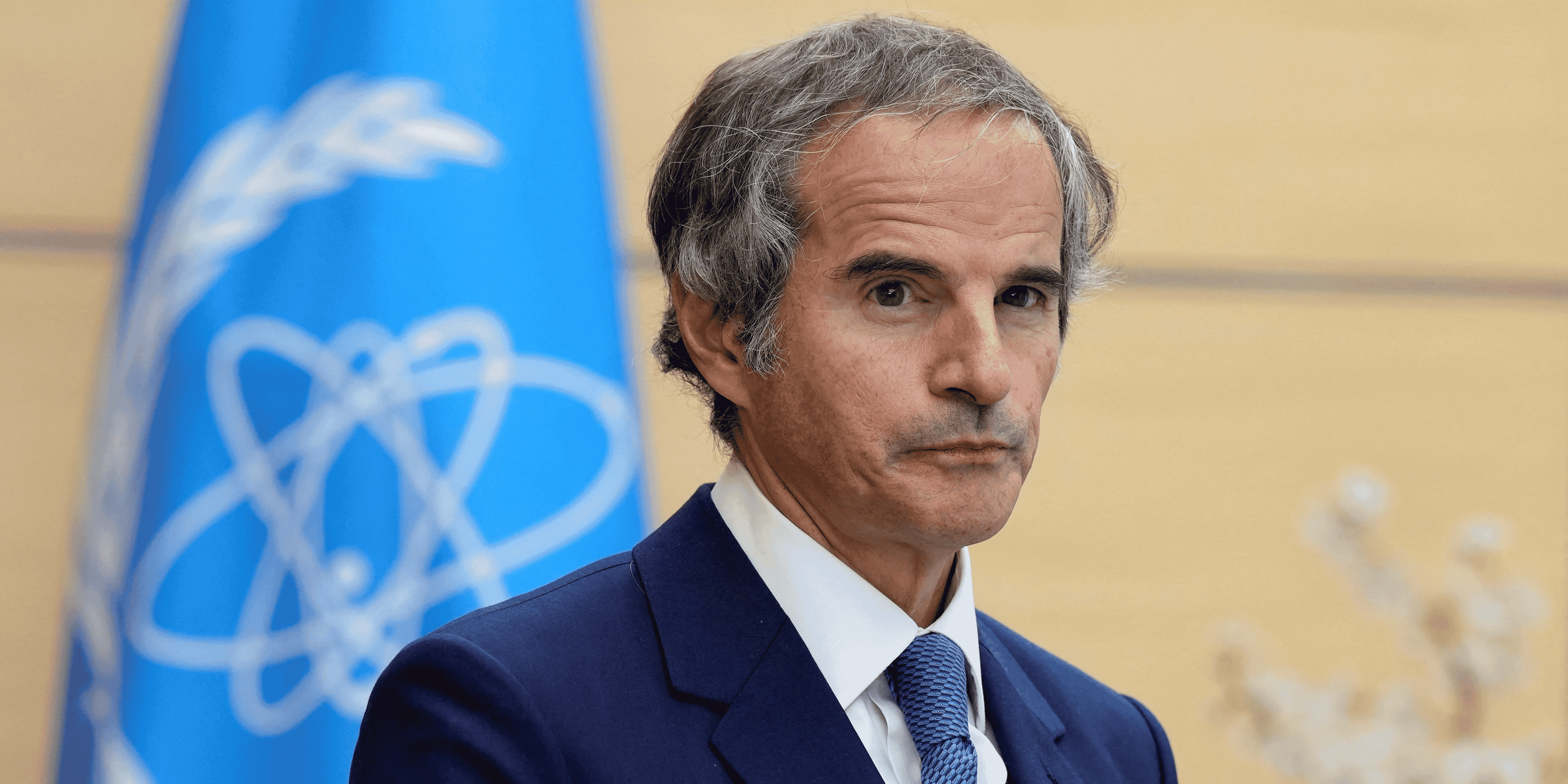 Photo du directeur de l'agence internationale de l'energie atomique (aiea) rafael grossi