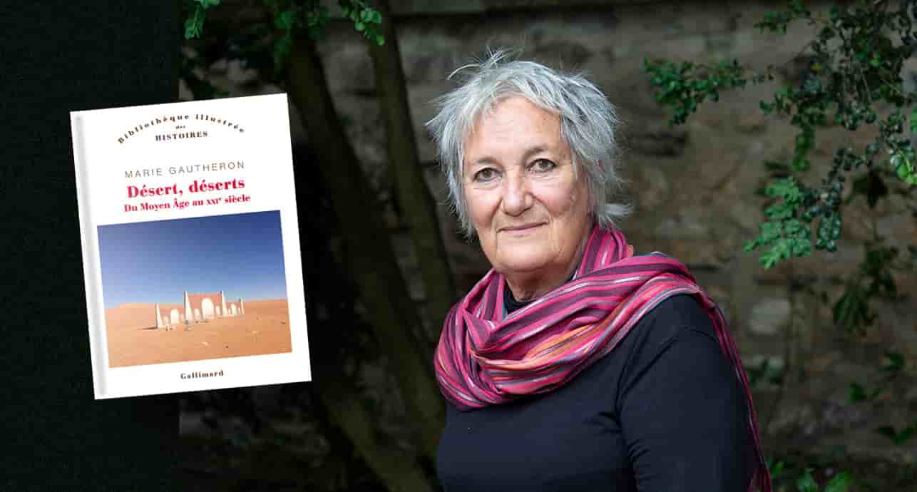 Marie Gautheron photographiée aux Editions Gallimard le 6 mai.