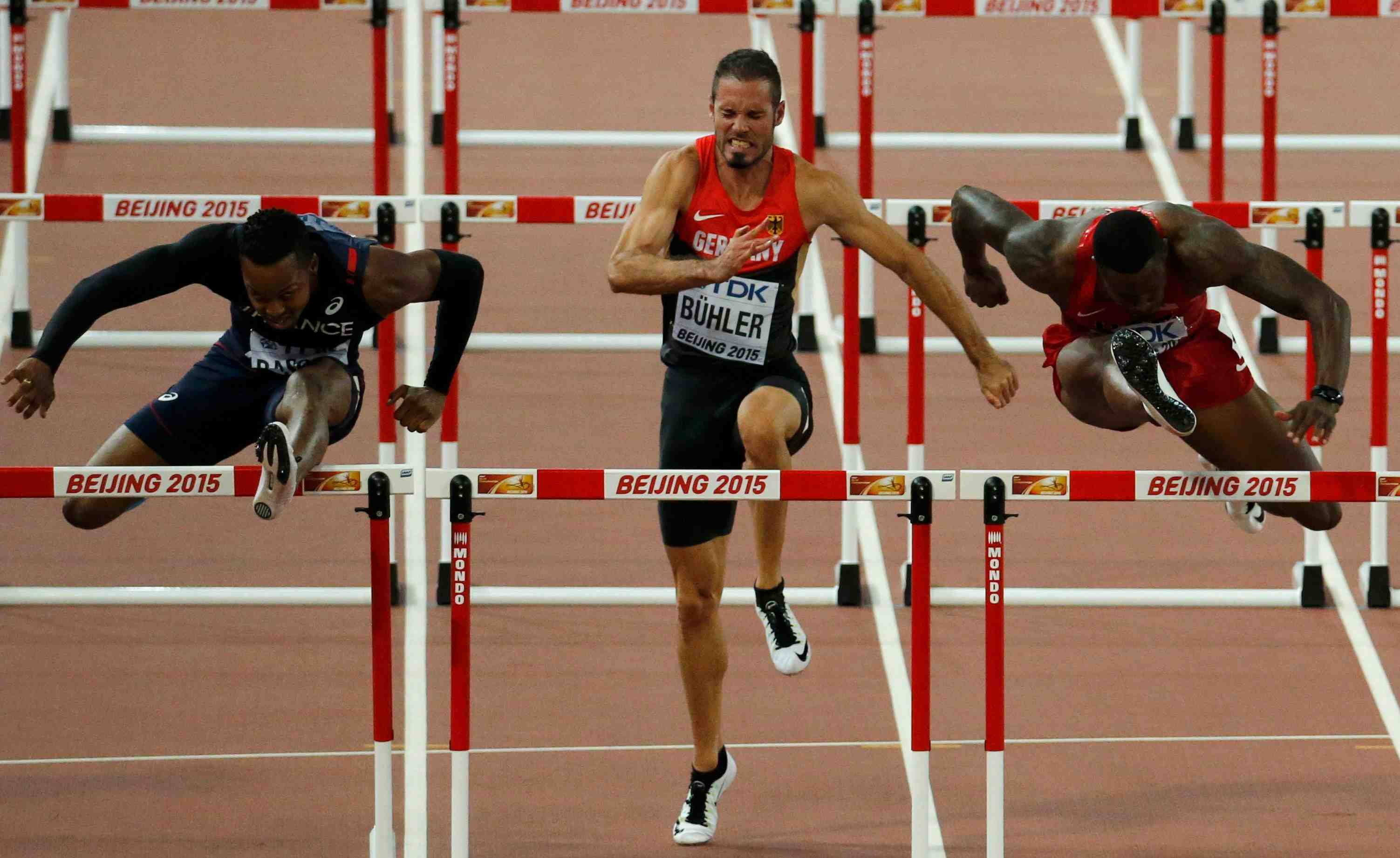Trois francais en finale du 110m haies !