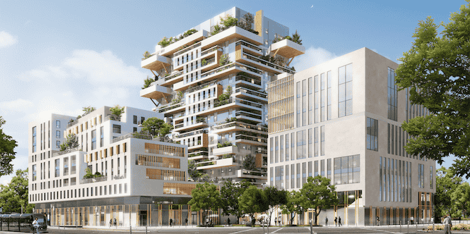 Tour Hypérion d'Eiffage à Bordeauxc Euratlantique