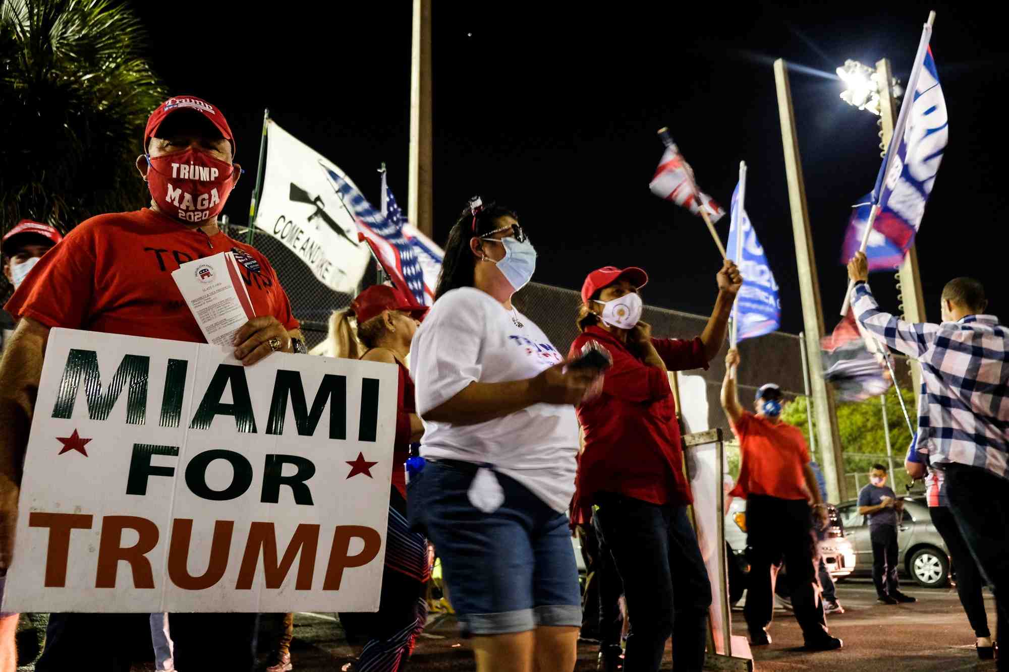 Trump devance biden en floride, cruciale pour sa reelection