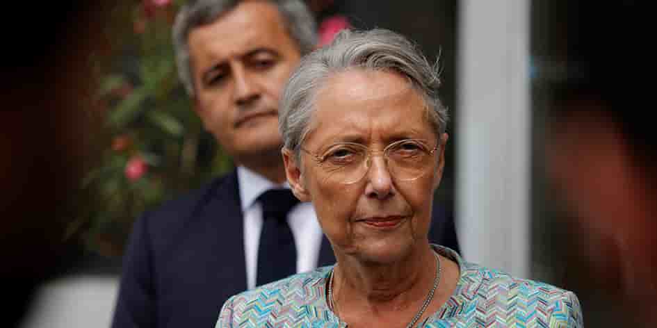 La Première ministre et le ministre de l’Intérieur, à Coubert (Seine-et Marne), le 17 juillet 2023.