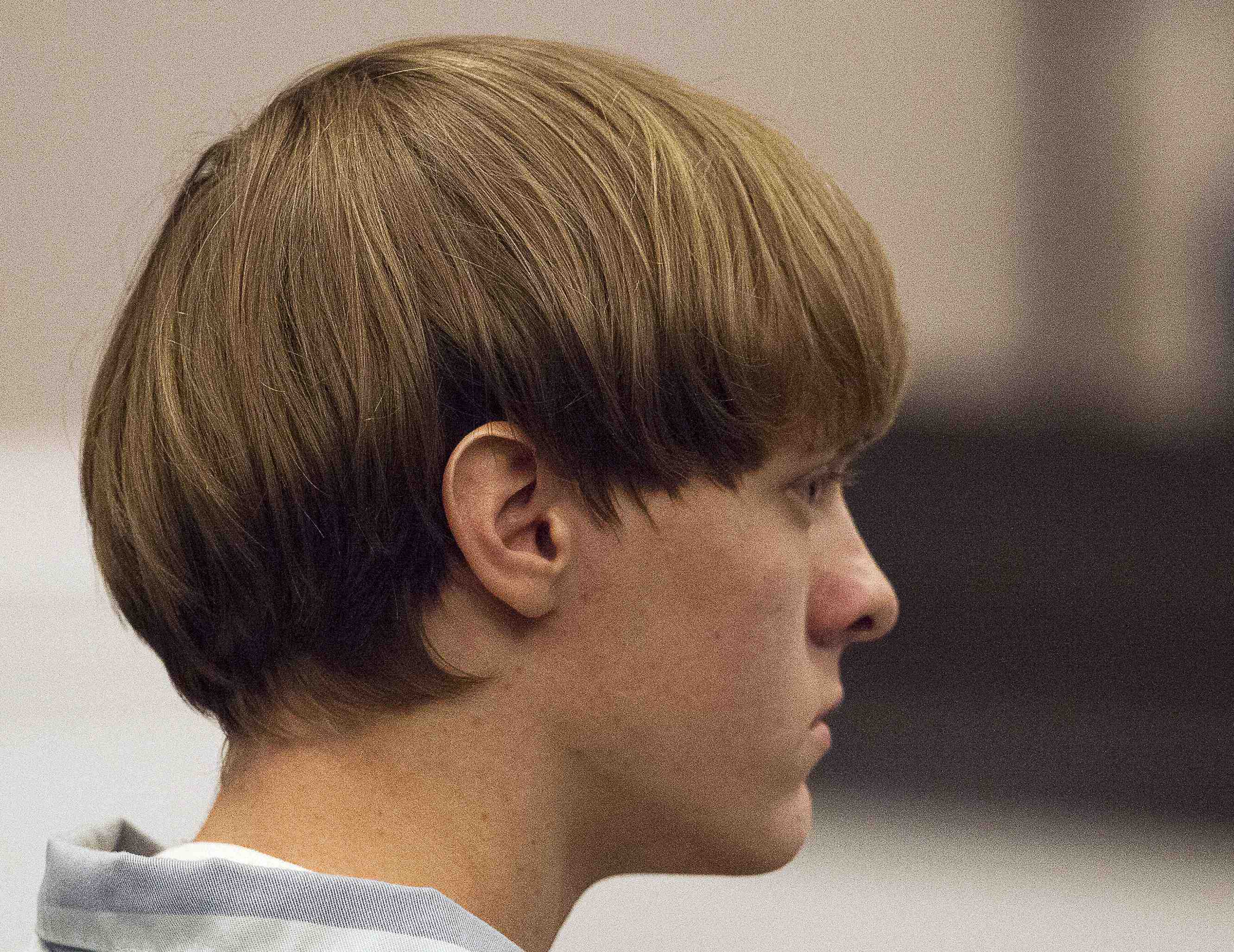 L'auteur presume de l'attentat de charleston plaide non coupable