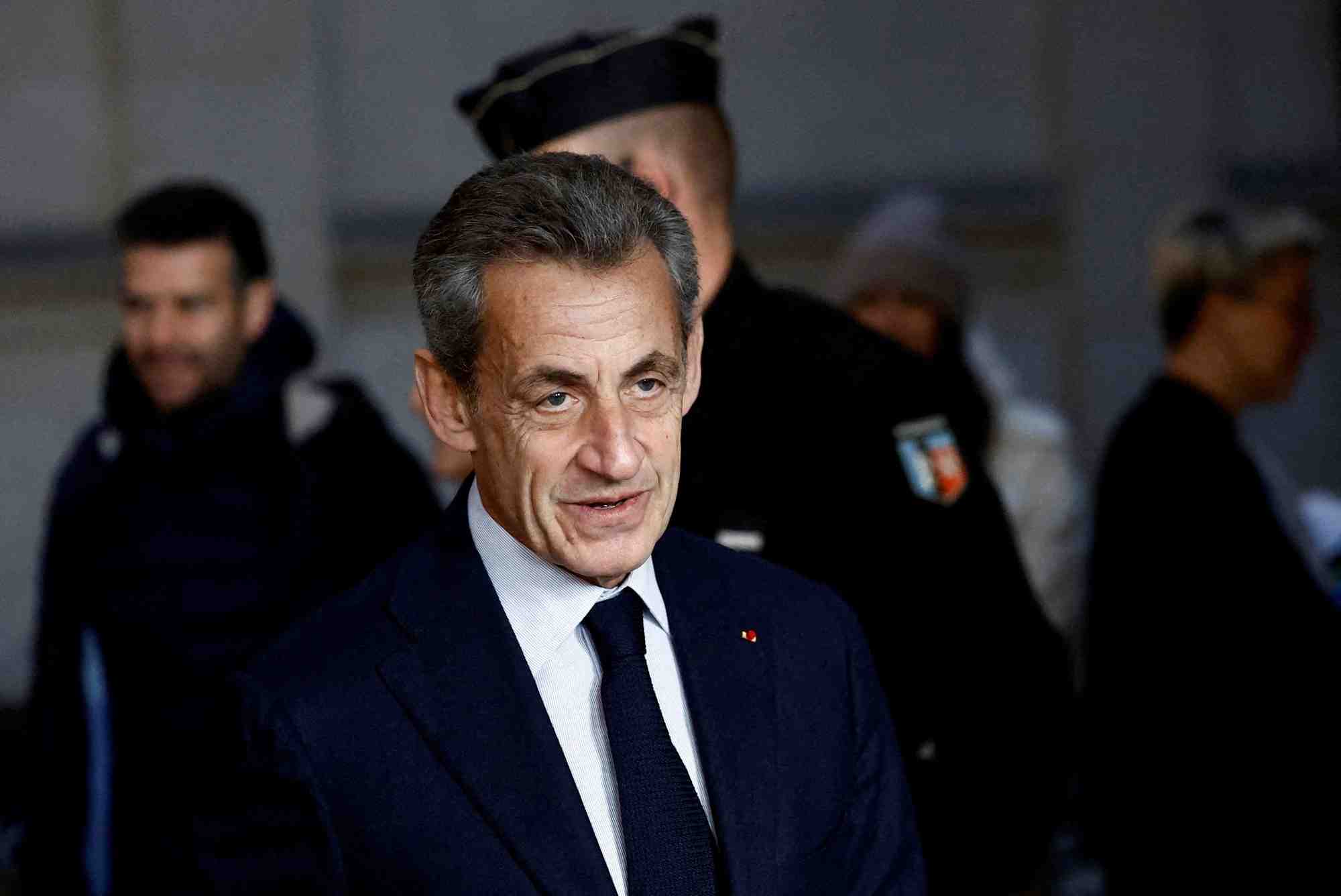 Photo d'archives de l'ancien president francais nicolas sarkozy a paris, en france