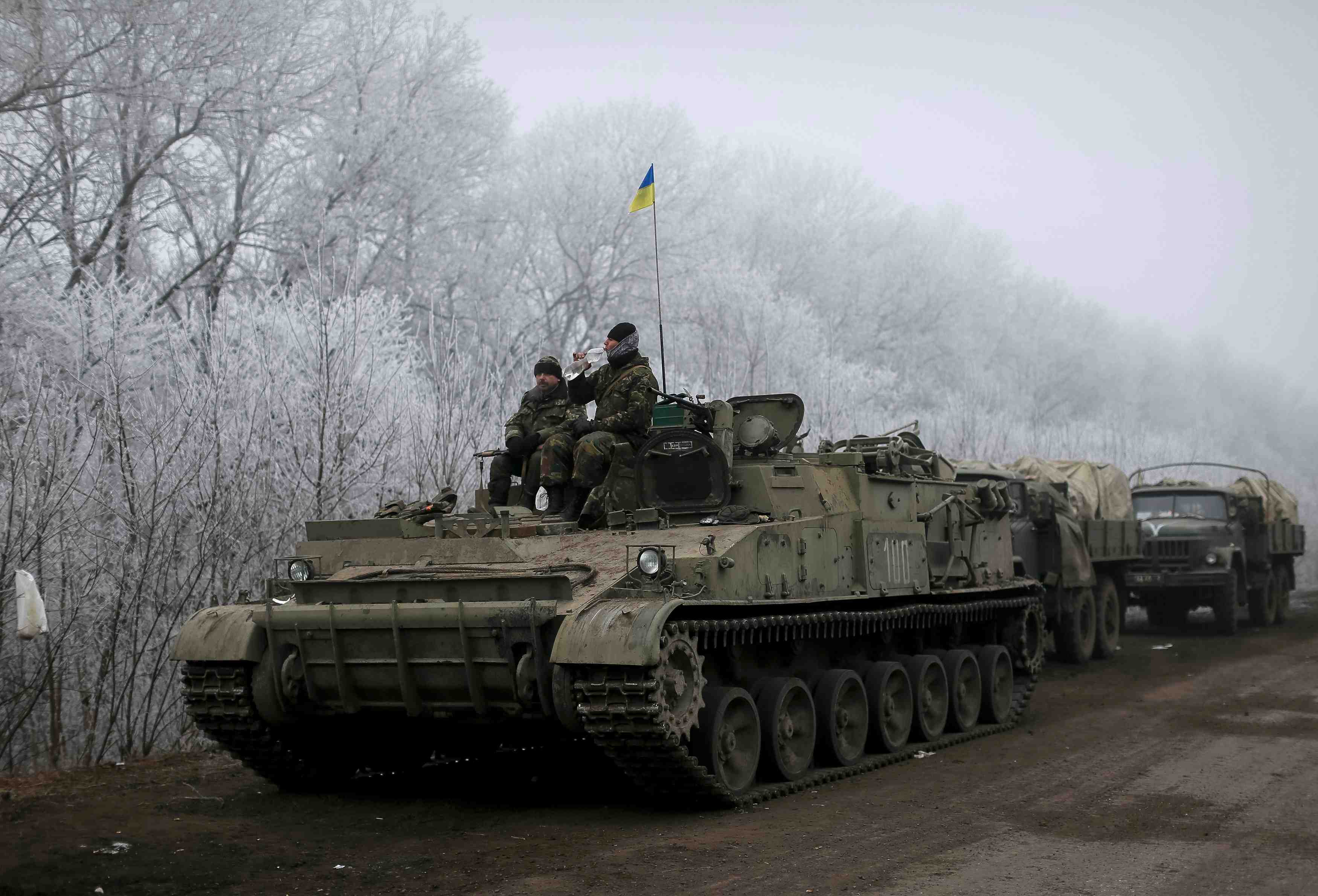 Les forces ukrainiennes se retireraient de la ville de debaltseve