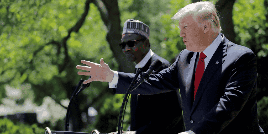 Buhari Trump Maison Blanche