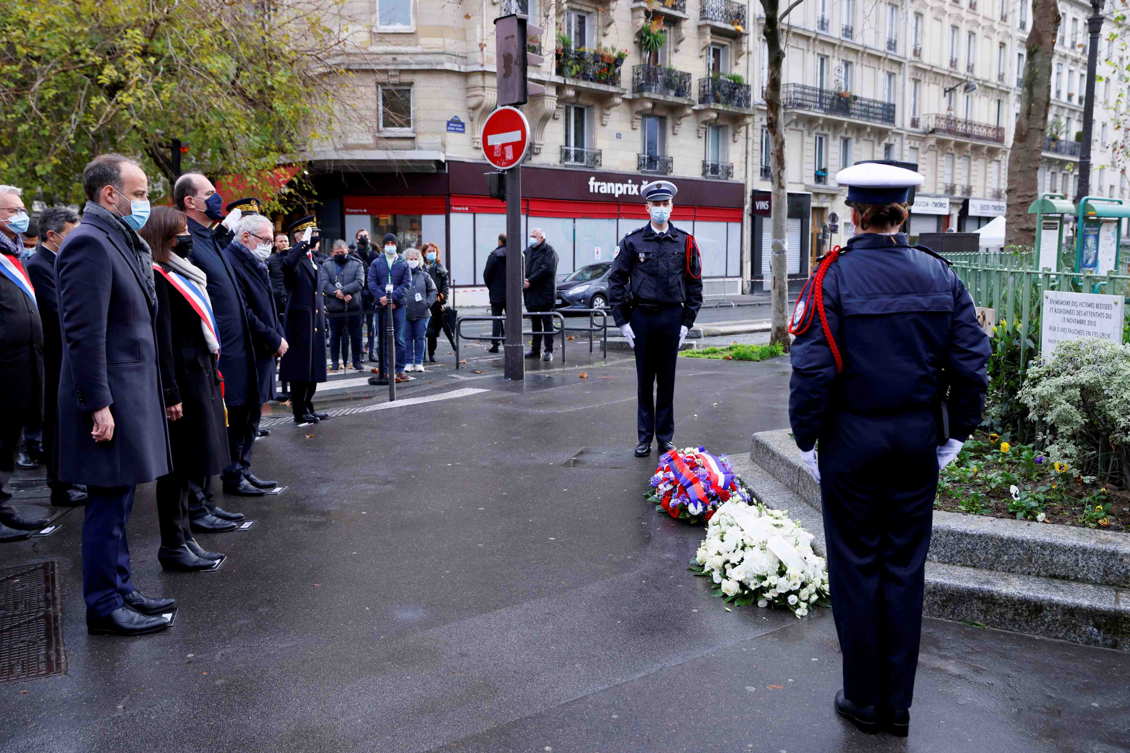 Six ans apres le 13-novembre, ceremonies d'hommage aux victimes