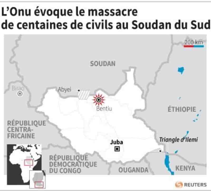 L'Onu évoque un massacre de centaines de civils au Soudan du Sud
