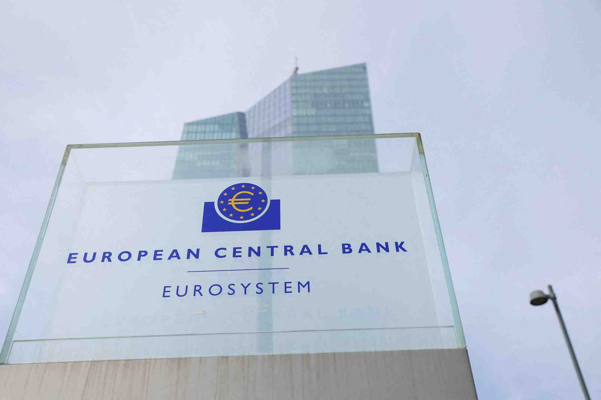 Siege de la banque centrale europeenne (bce) a francfort