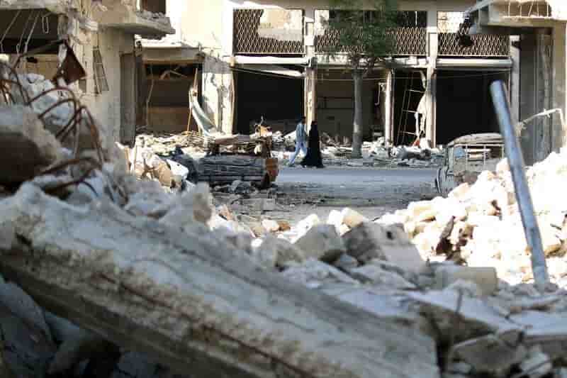 L'armee syrienne dit avoir repris un quartier d'alep