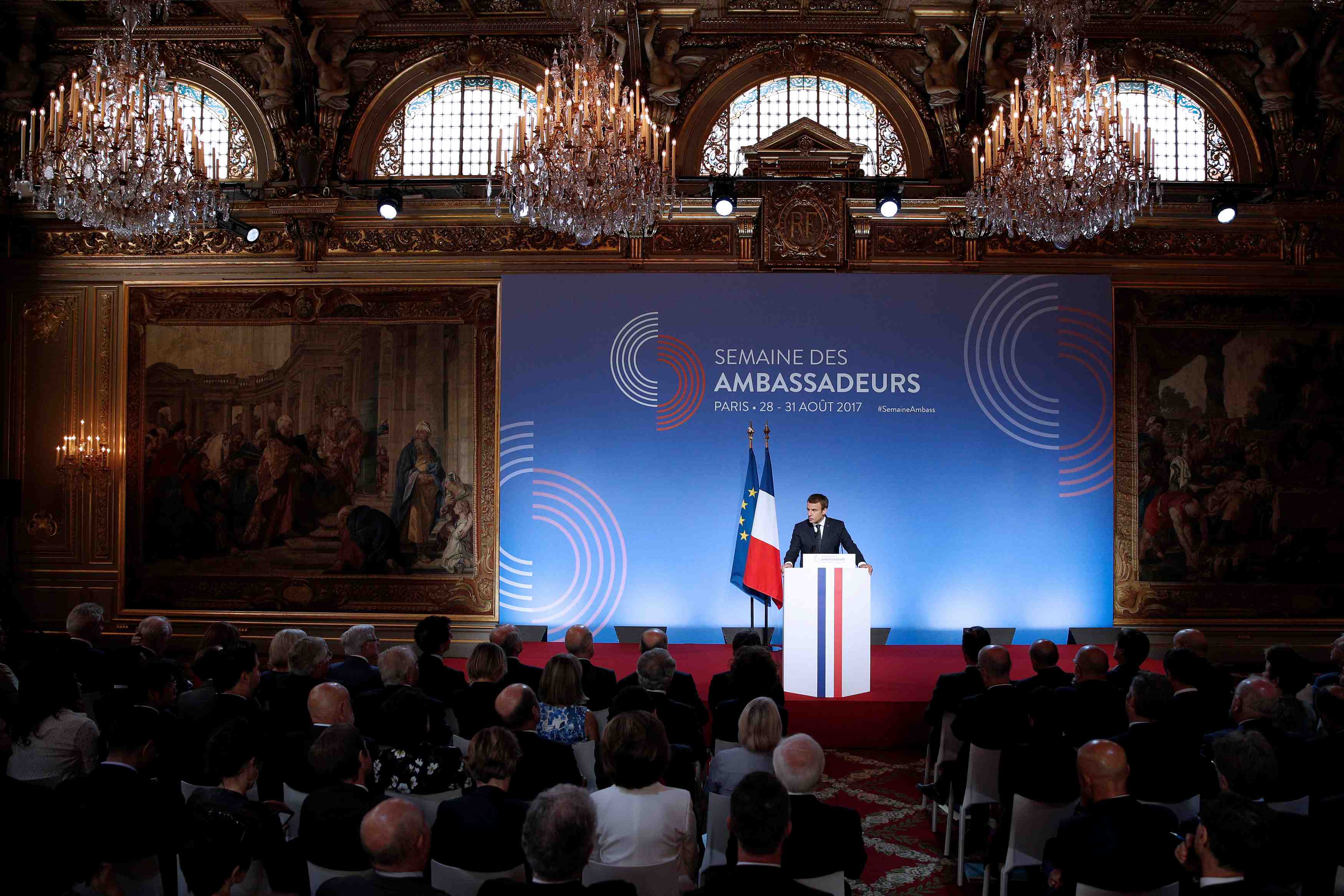 Le venezuela repond aux critiques d'emmanuel macron