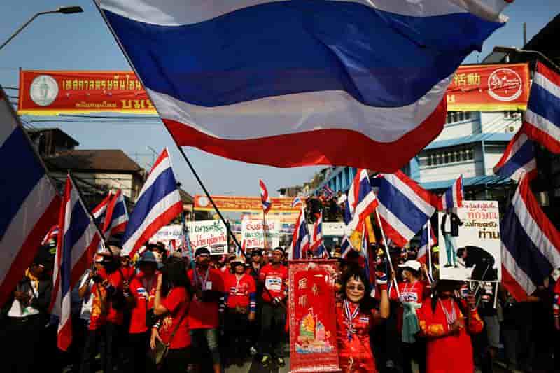 Dernière manifestation avant les élections thaïlandaises