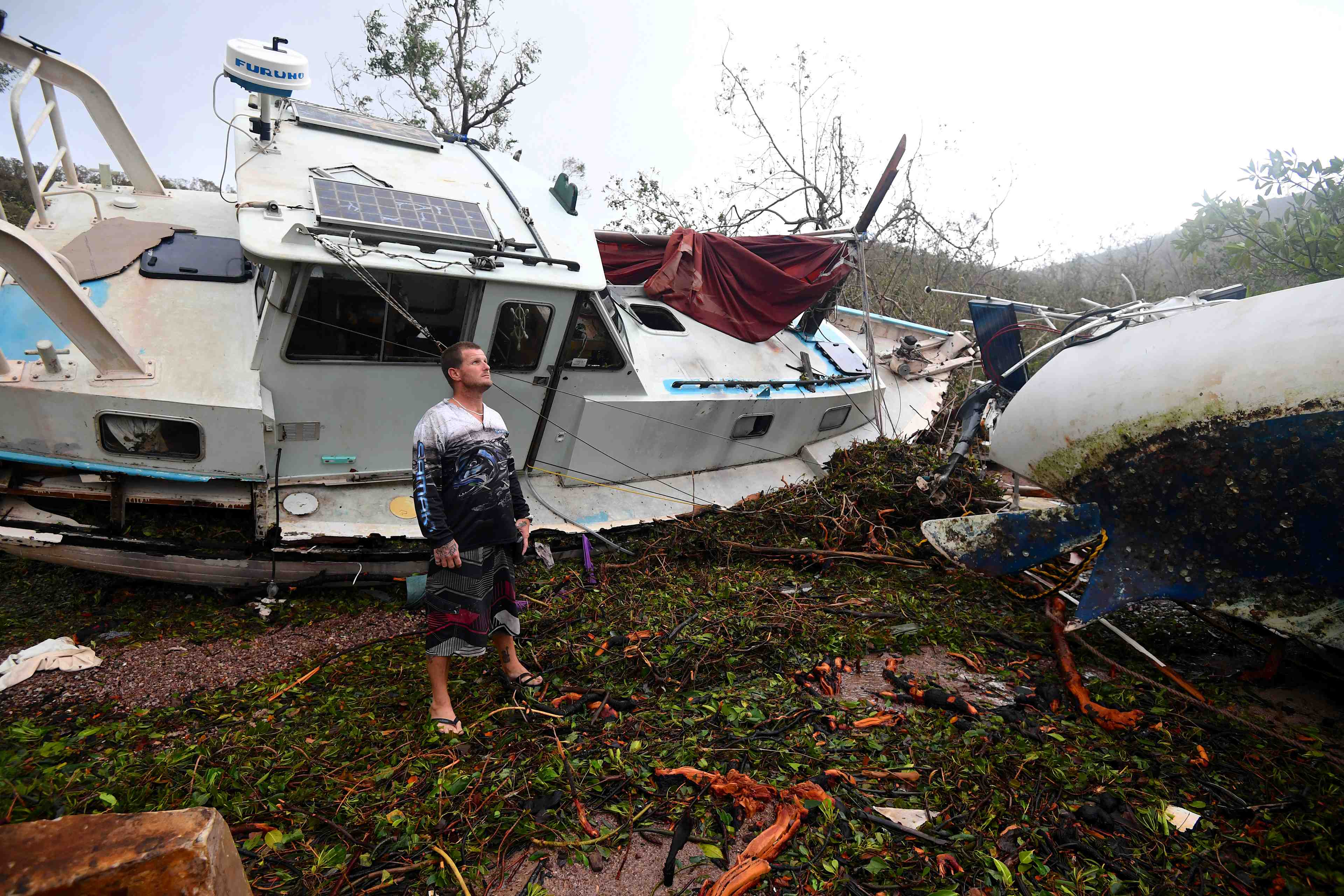 Australie: l'armee evalue les degats apres le passage du cyclone