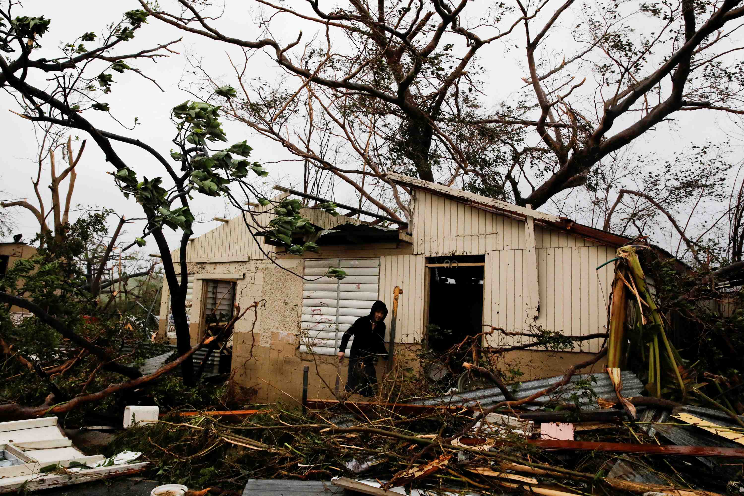 L'ouragan maria fait un mort a porto rico, neuf dans les antilles