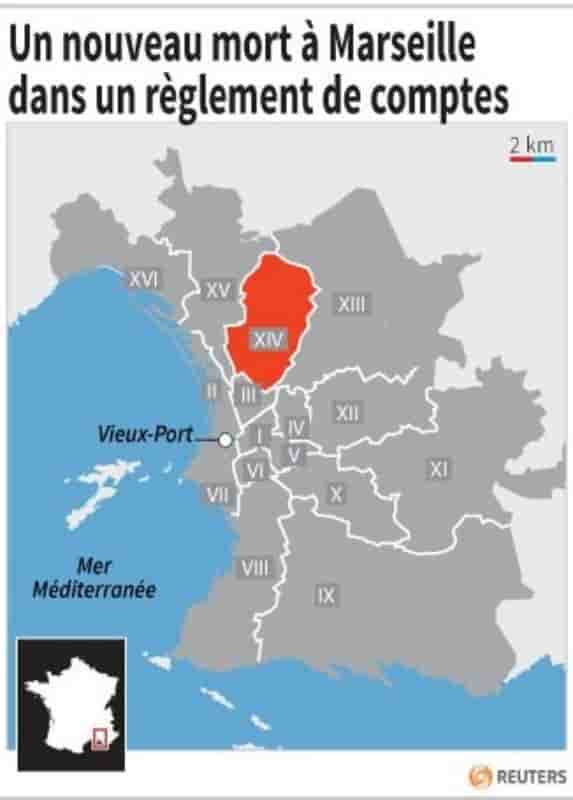 Troisième règlement de comptes en une semaine à Marseille