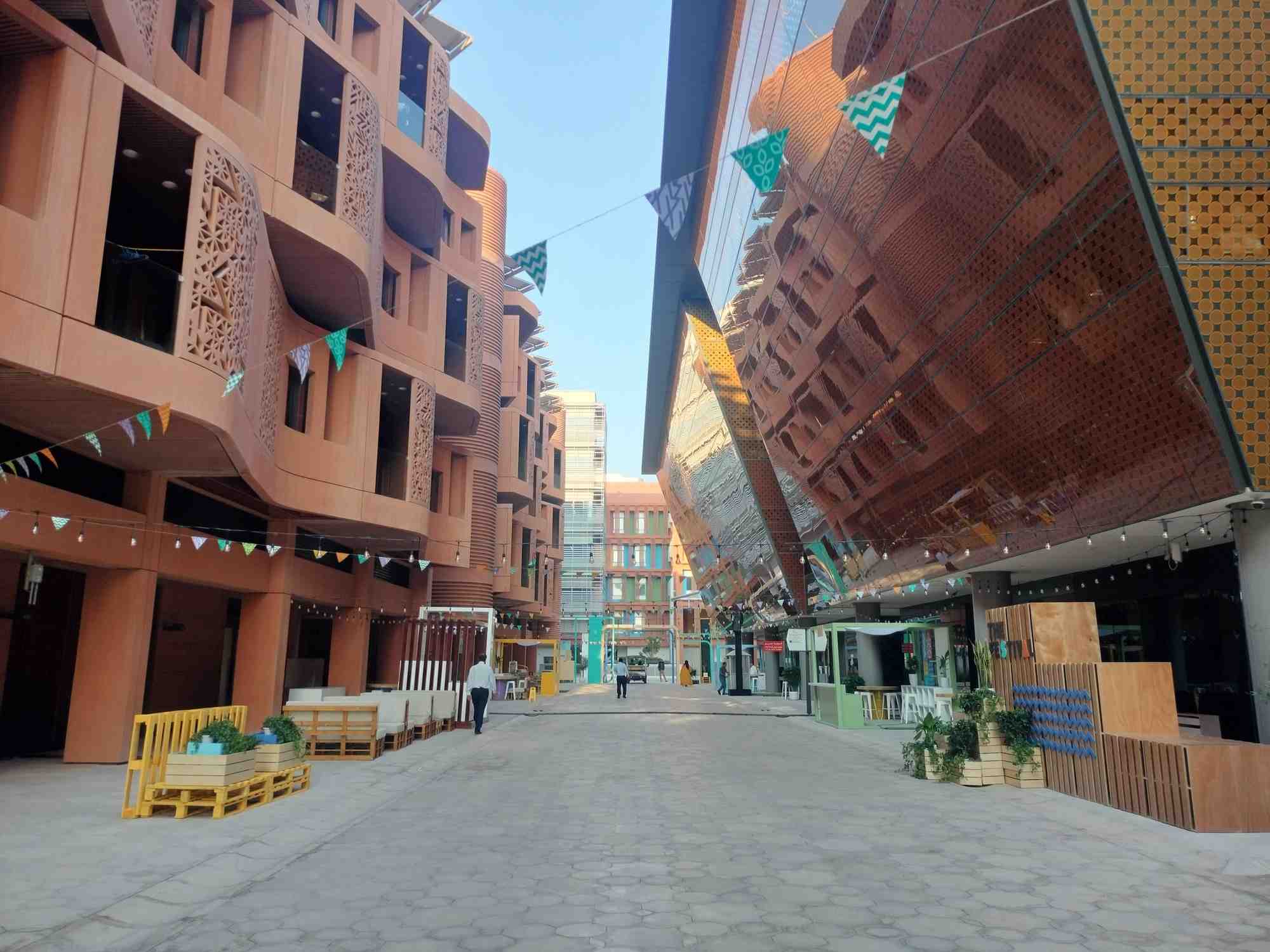Le centre-ville de Masdar City