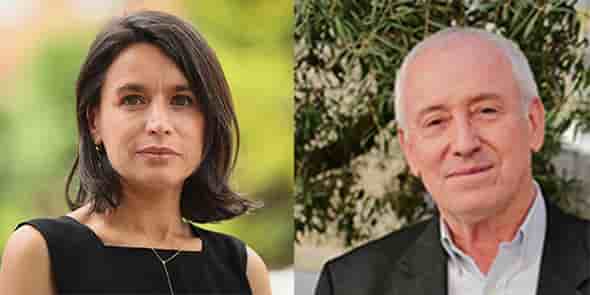 Corinne d'Agrain, présidente d'Irdi-Soridec, et Gilles Roche, président de Melies Business Angels et Occitanie Angels.