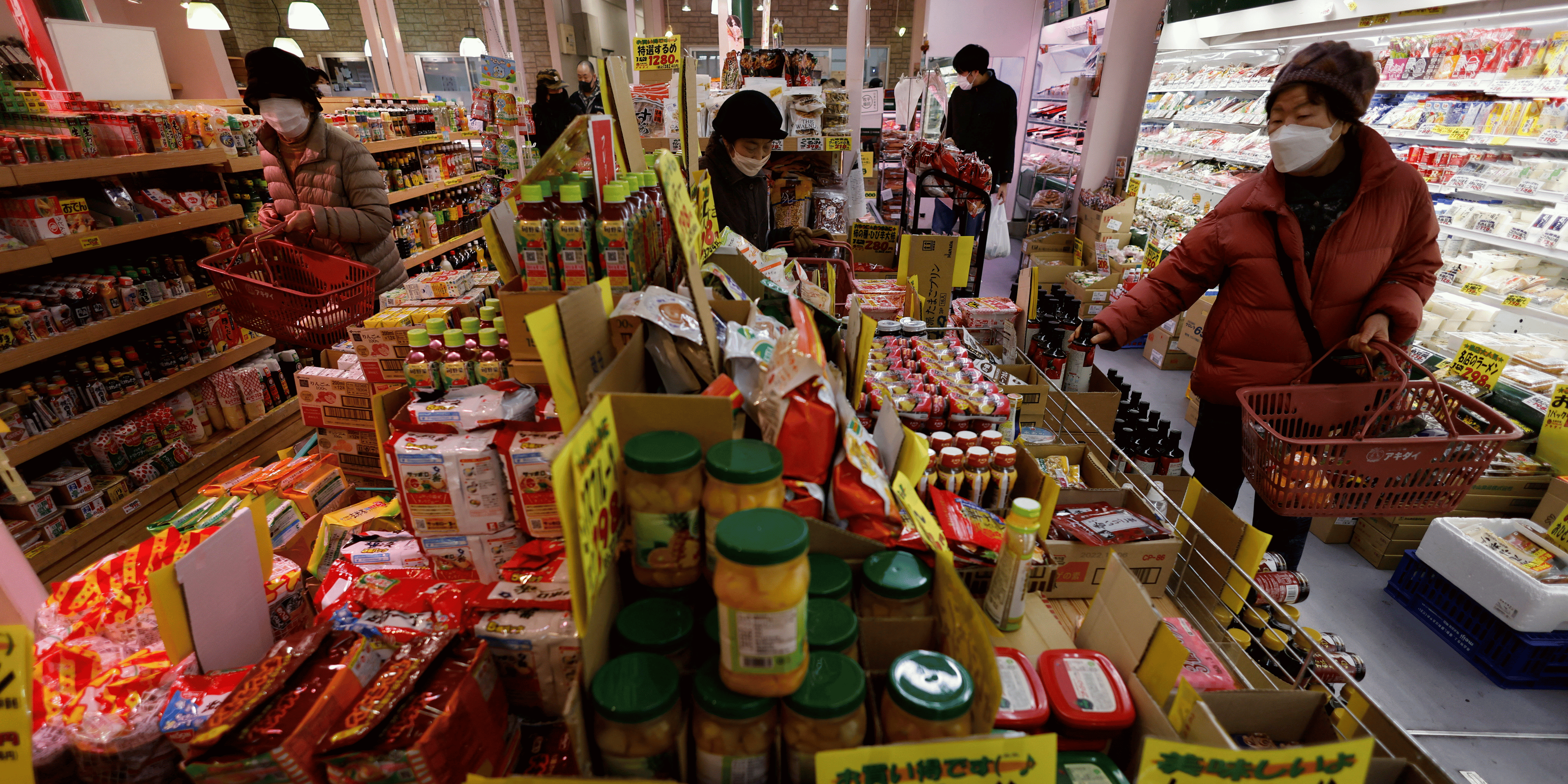 Les acheteurs a tokyo, au japon