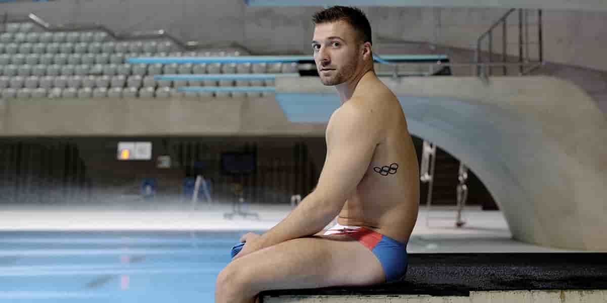 Alexis Jandard au London Aquatics Centre, le 4 janvier.