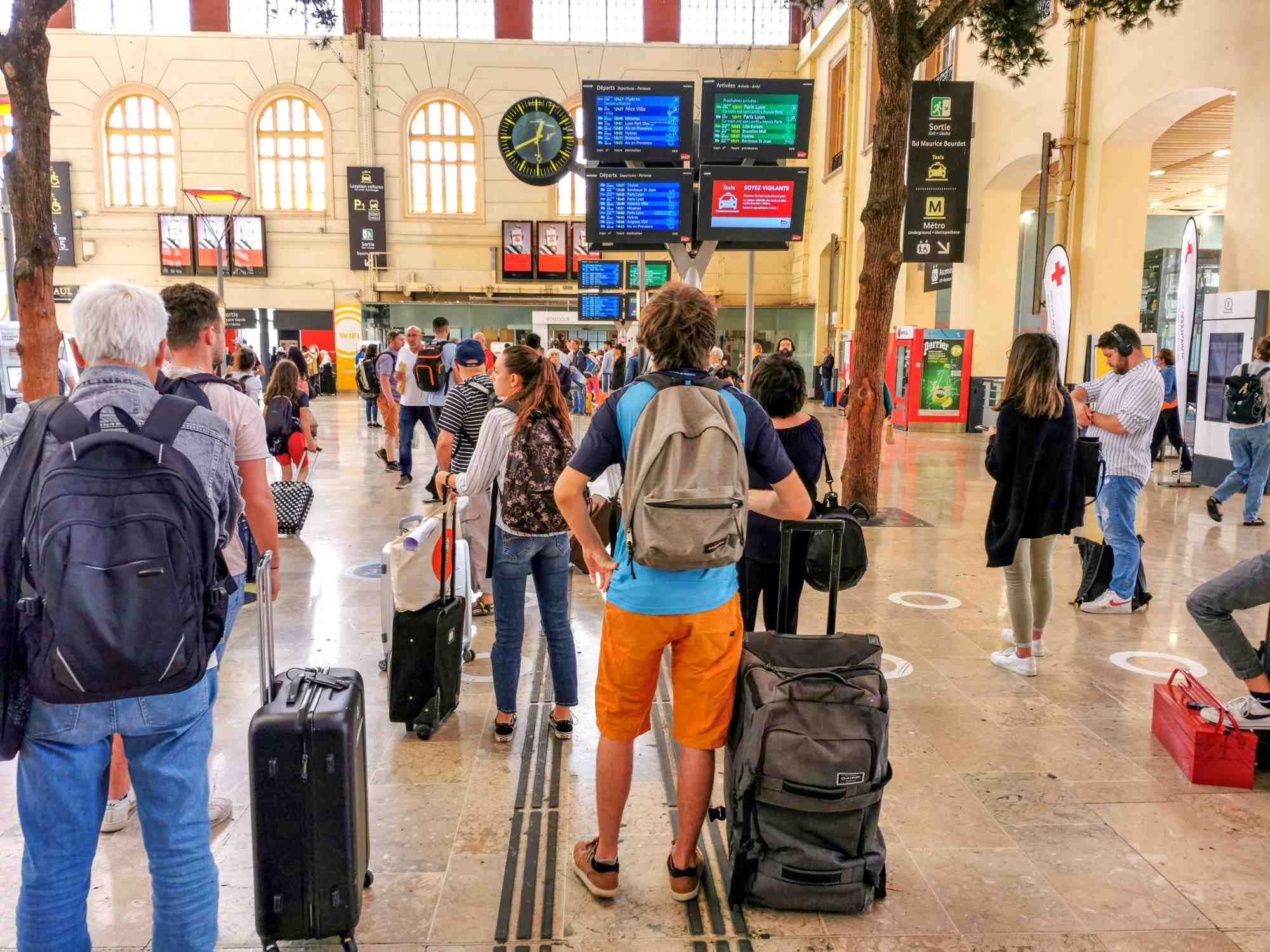SNCF, gare Saint-Charles, Marseille,