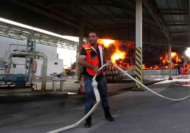 L'unique centrale électrique de Gaza hors service après un tir
