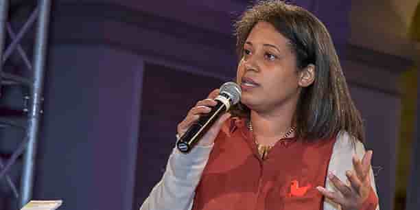 Salwa Toko, présidente du Conseil national du numérique, de passage à Bordeaux lors du French Tech Day