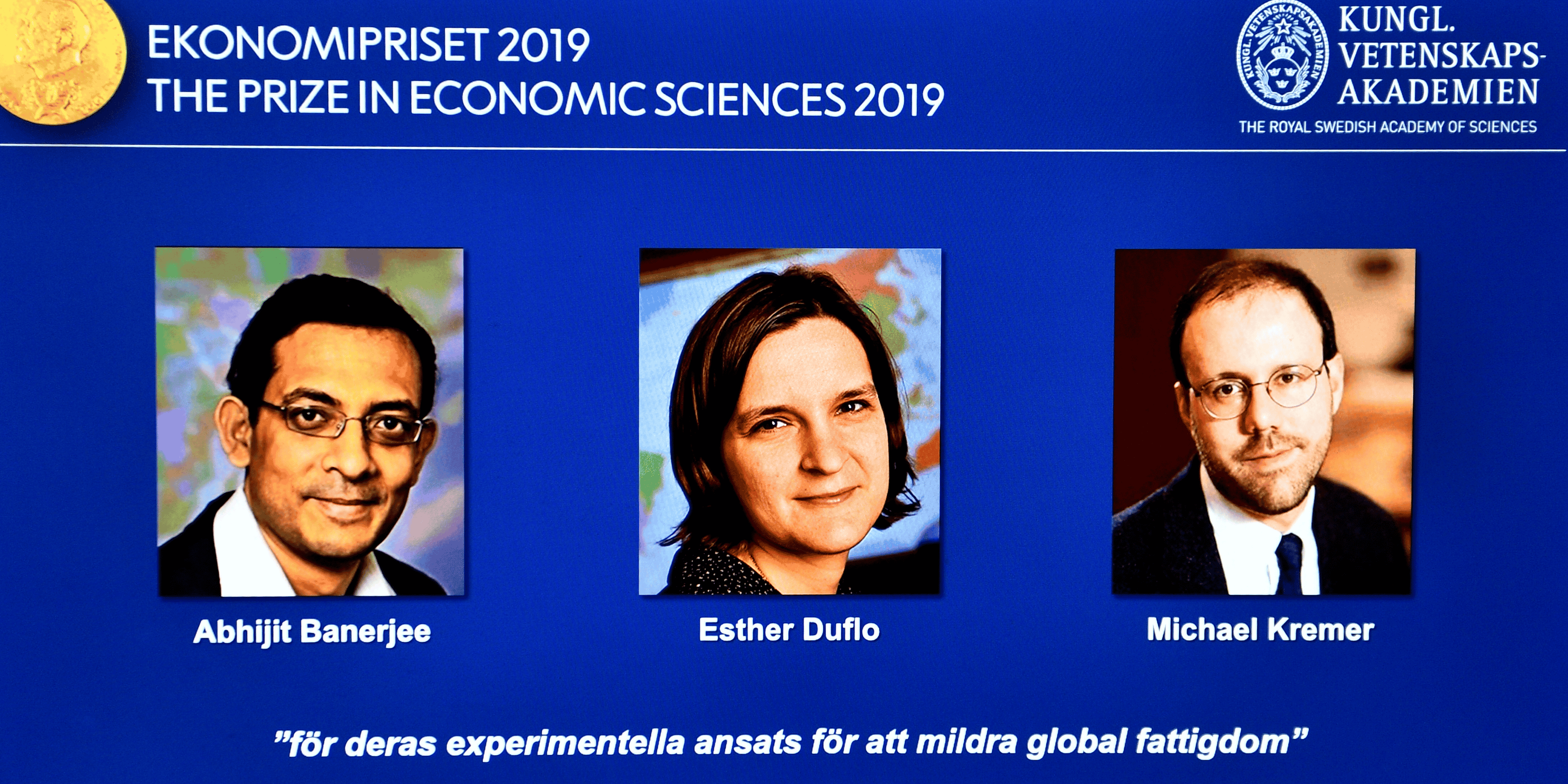 Le nobel d'economie attribue a un trio franco-indo-americain