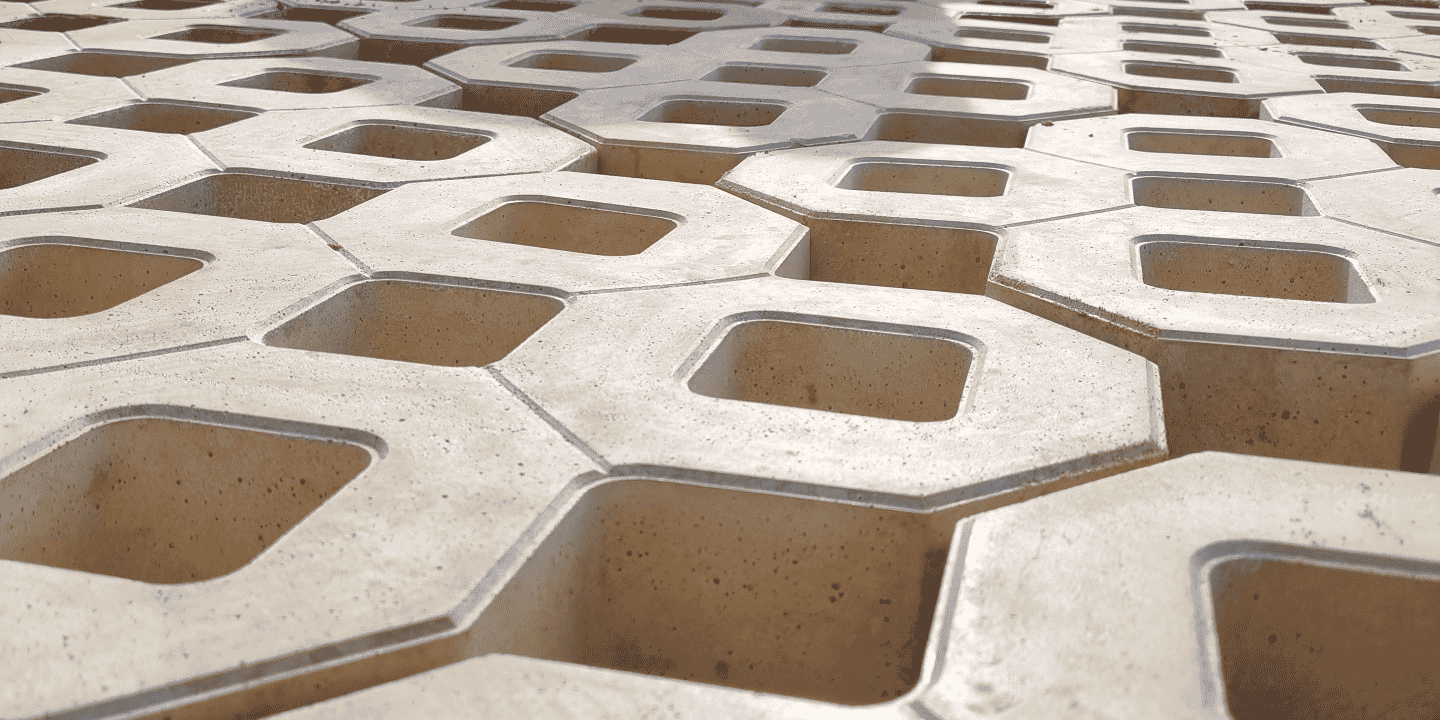 Dalles de parking de Materrup
