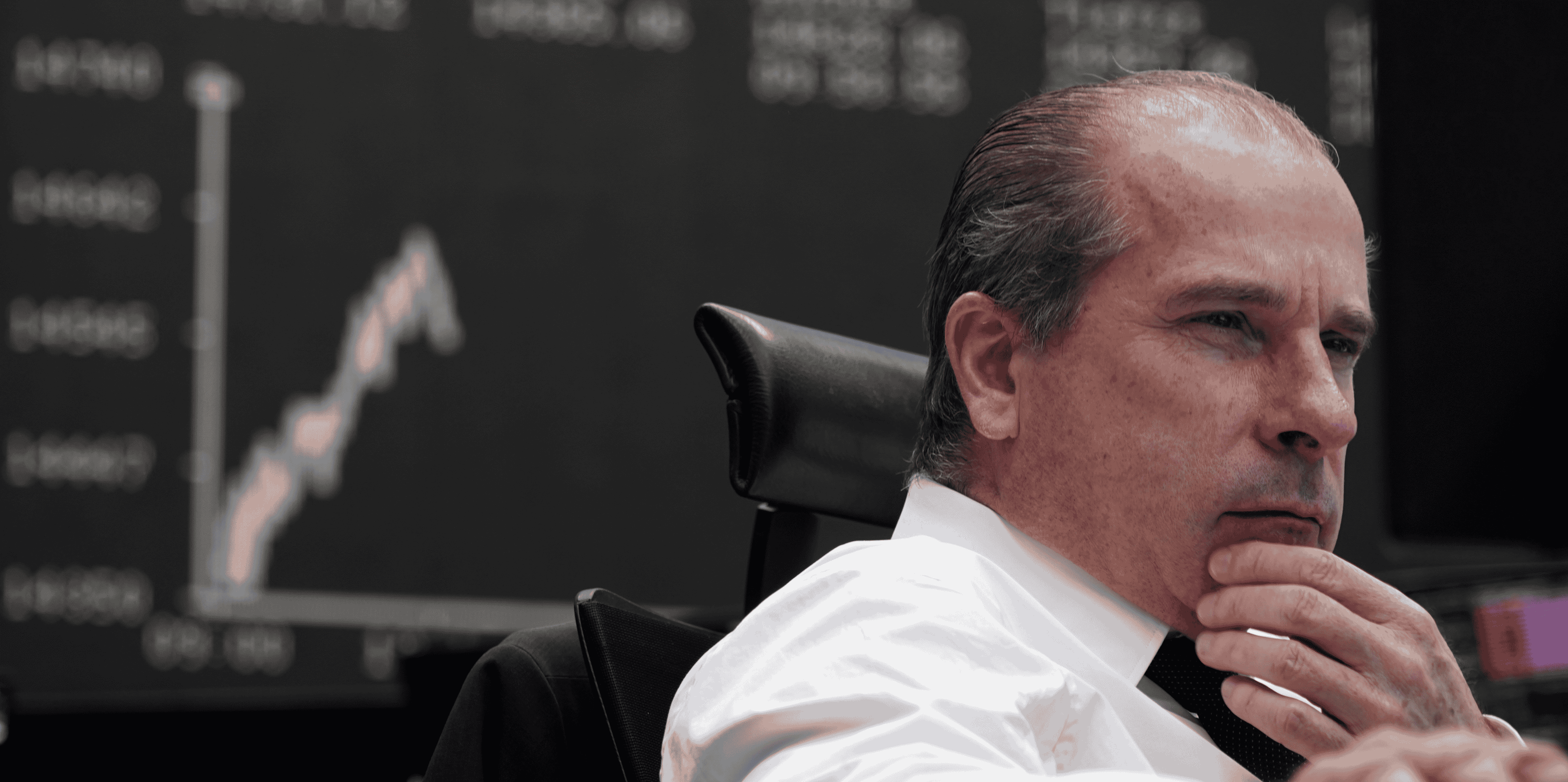 Un trader a la bourse de francfort