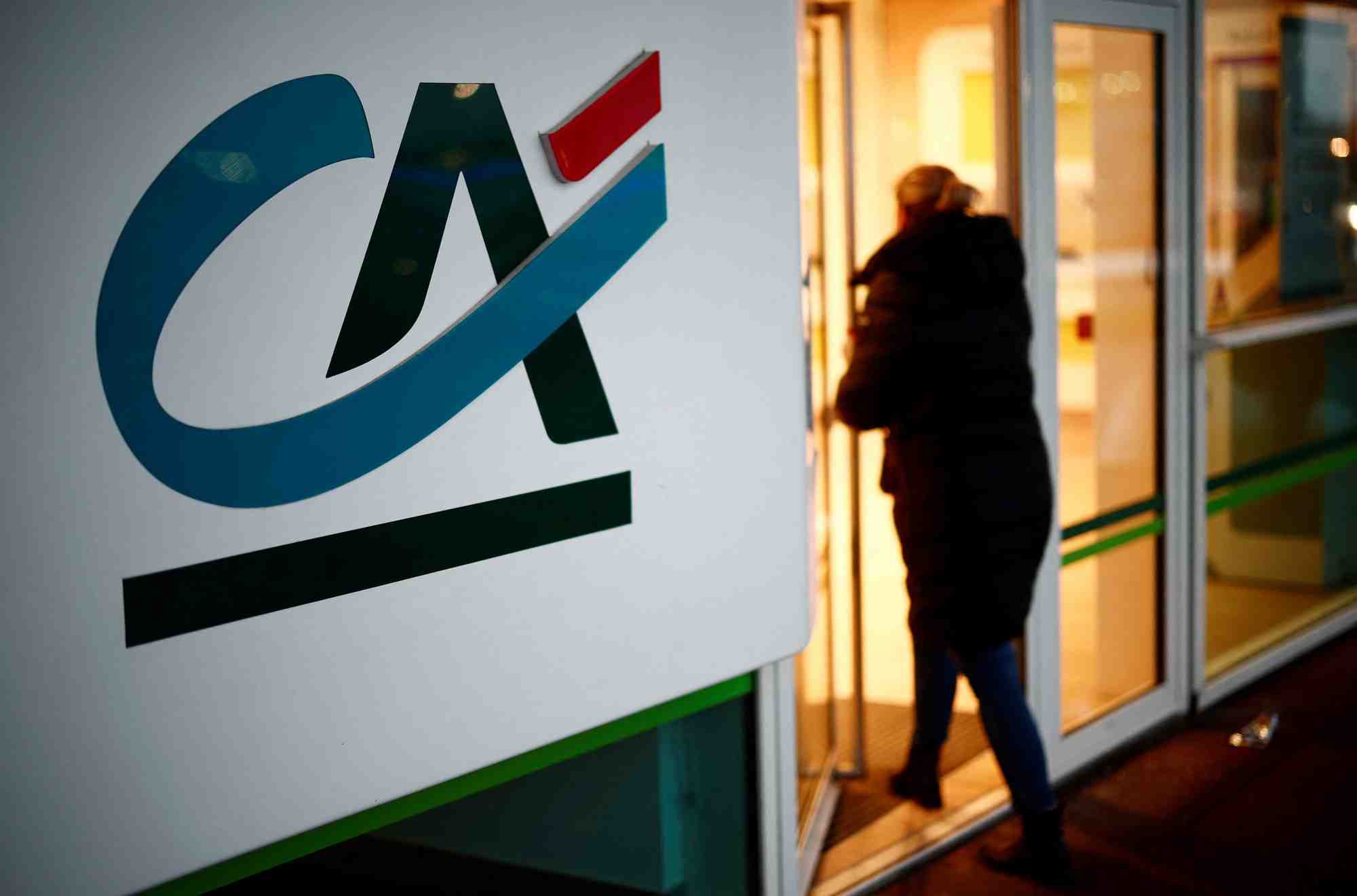 Le logo du credit agricole a nantes