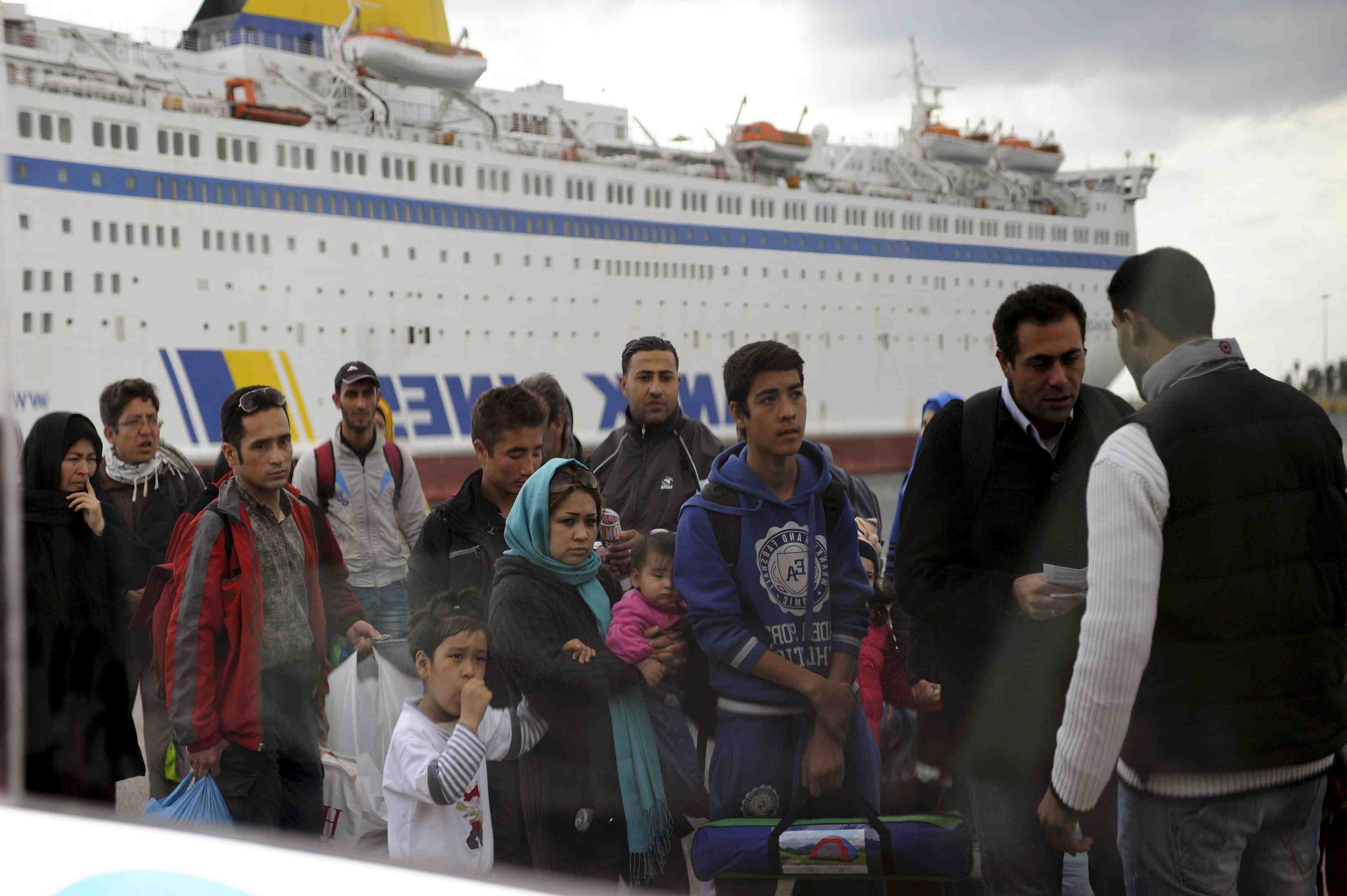 Nombre record d'arrivees de migrants par la mer en europe