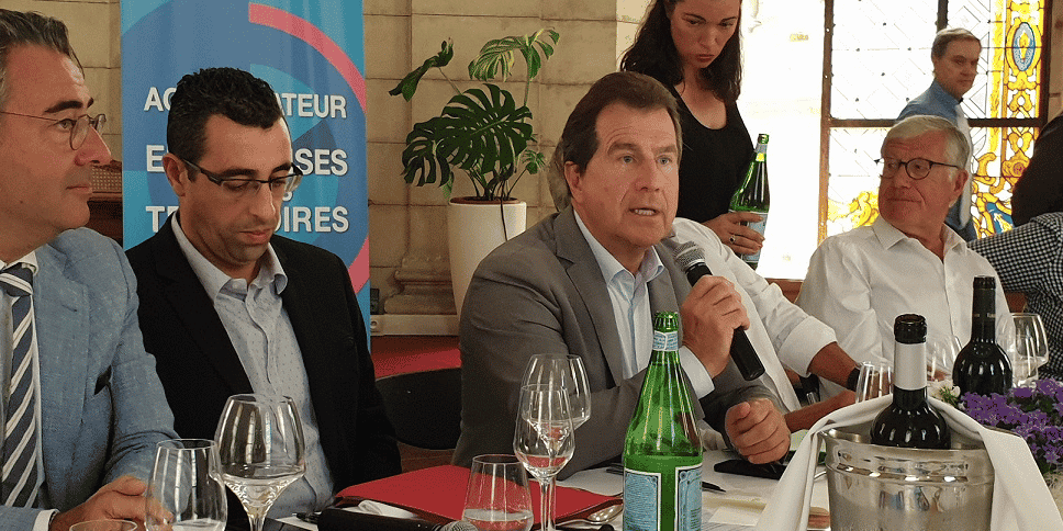 André Deljarry, aux côtés de Mohamed Afennich, nouveau directeur général de la CCI Hérault