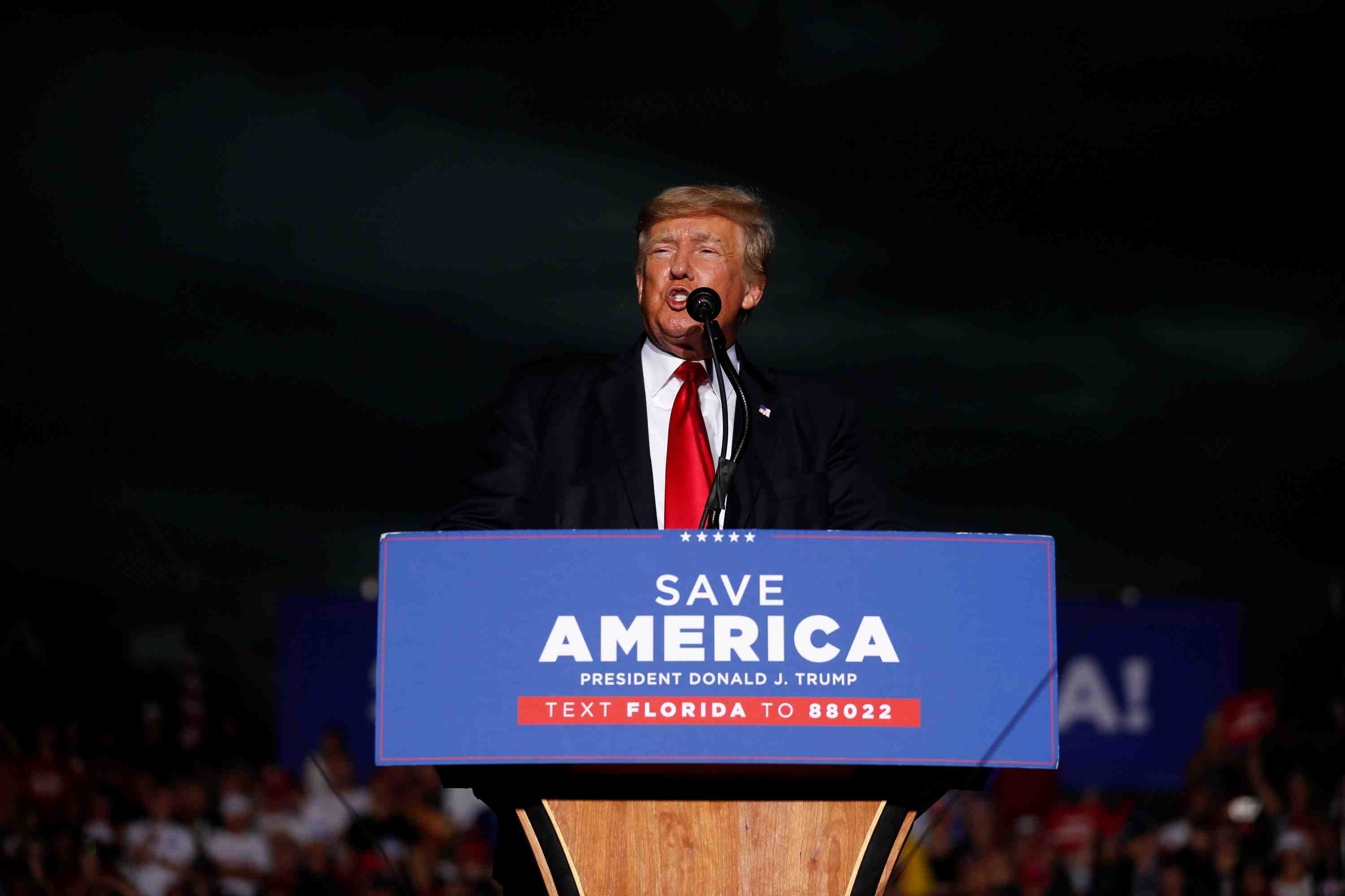Trump organise un rassemblement en floride
