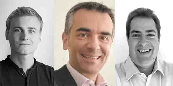Cyril Dupuy (Vaonis), Stéphane Seigneurin (Sharvy) et Dominique Bazin (FittinBox) reviennent du CES 2022.