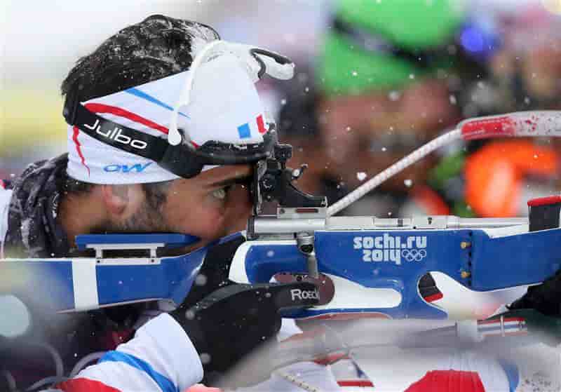 JO: Martin Fourcade en argent en mass-start