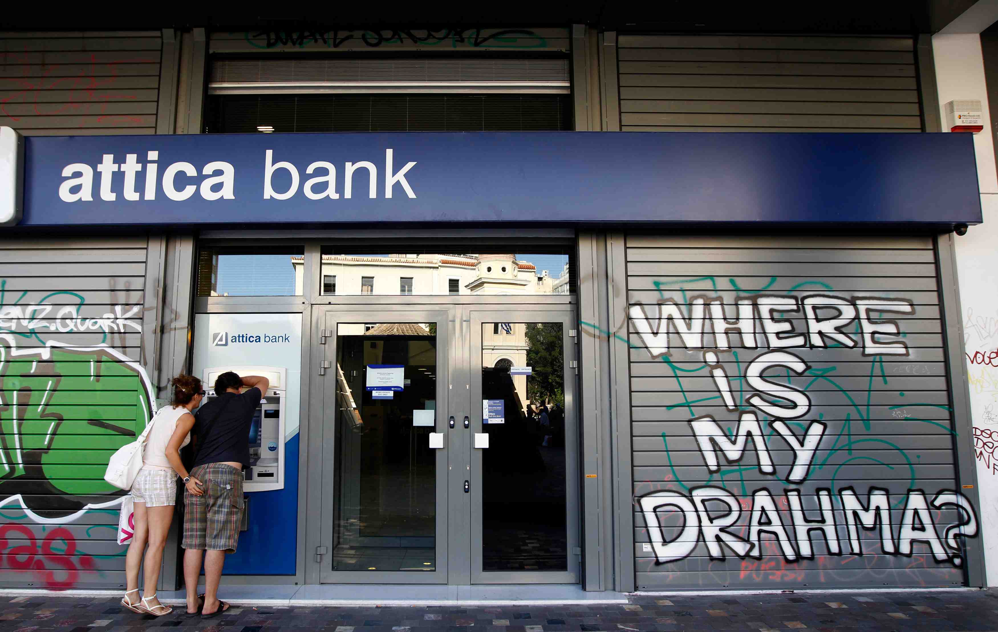 Les banques grecques resteront fermees jusqu'a lundi