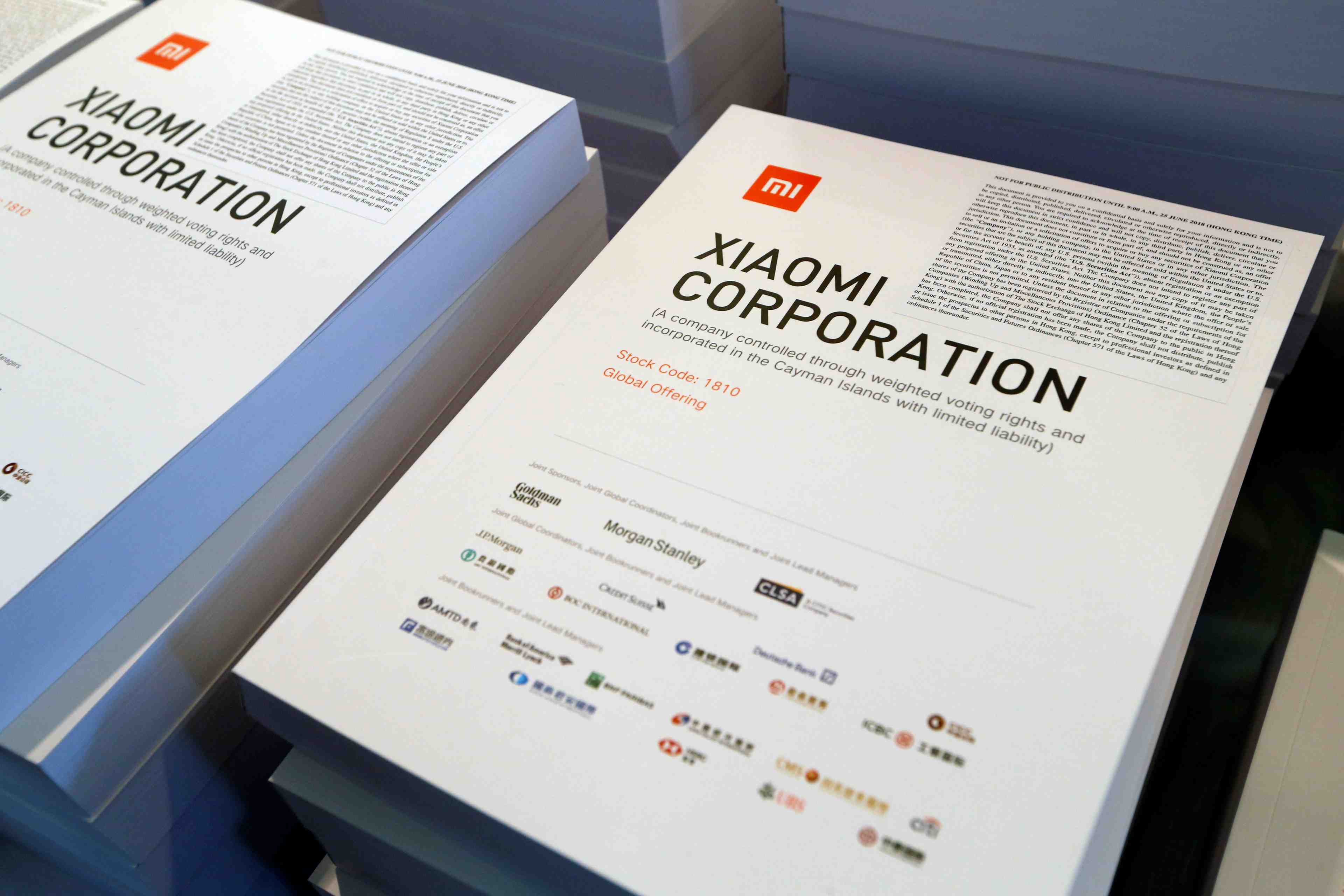 Xiaomi retient le bas de la fourchette de prix pour son ipo
